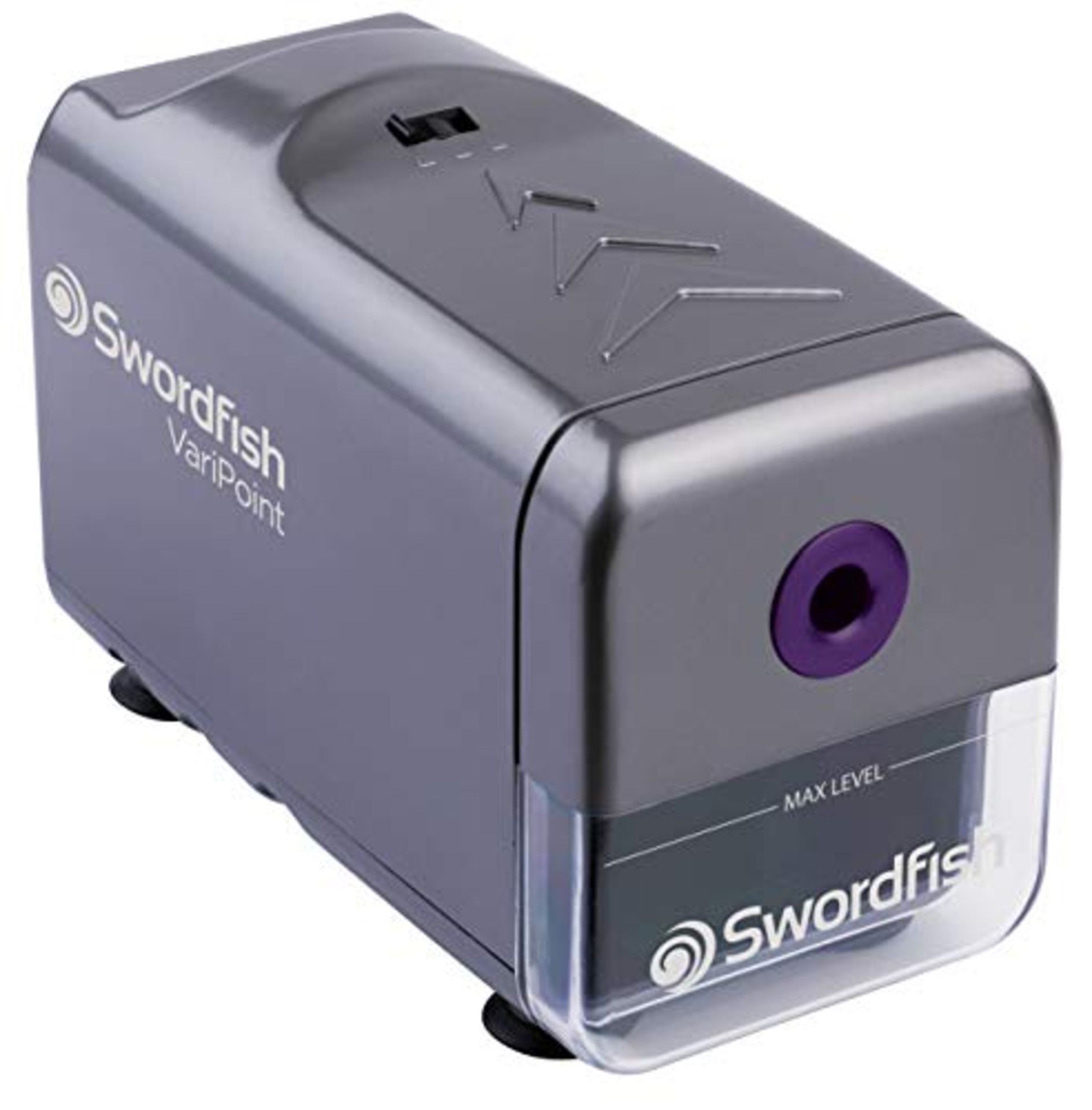 Swordfish  VariPoint Electric Pencil Sharpener with Replaceable Helical Blade and