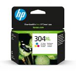 HP N9K07AE 304XL High Yield Original Ink Cartridge, Tri-Color, XL (Pack of 1)