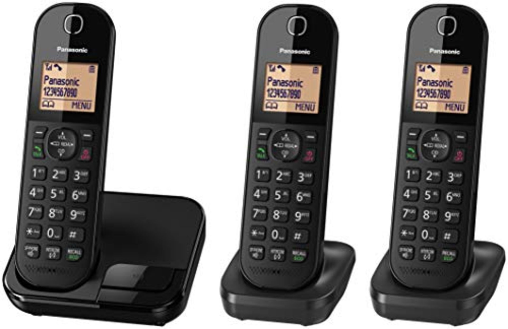 RRP £54.00 Panasonic KX-TGC41 Digital Cordless Phone with Nuisance Call Blocker, speakerphone and