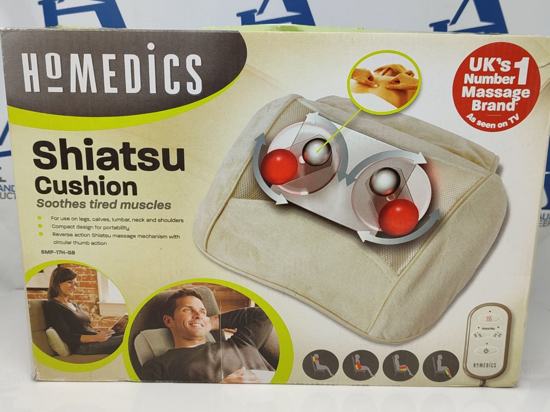 Homedics shiatsu cushion soothes tired muscles - Image 2 of 3