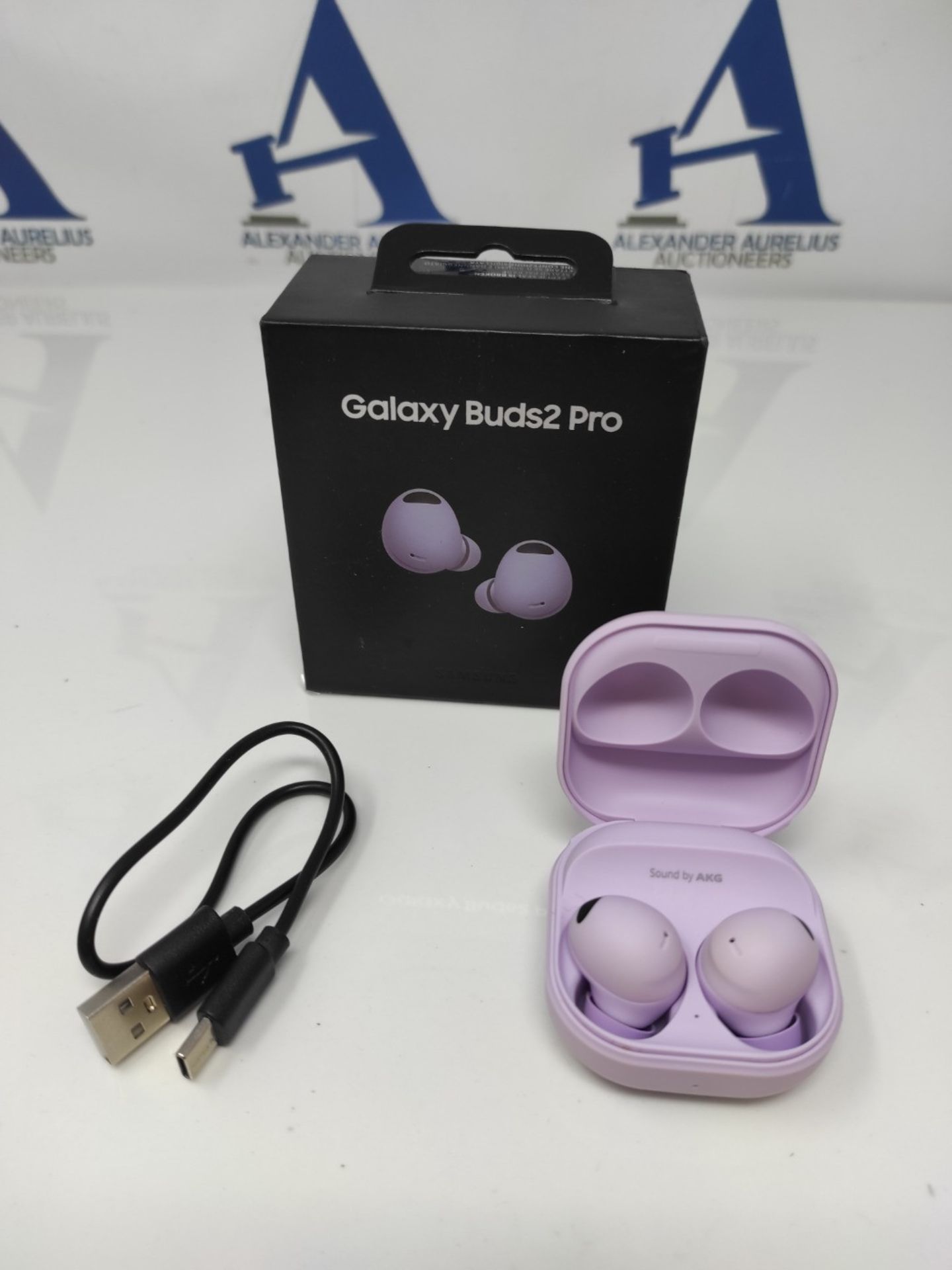 RRP £209.00 Samsung Galaxy Buds2 Pro Wireless Earphones Bora Purple (UK Version) - Image 2 of 3