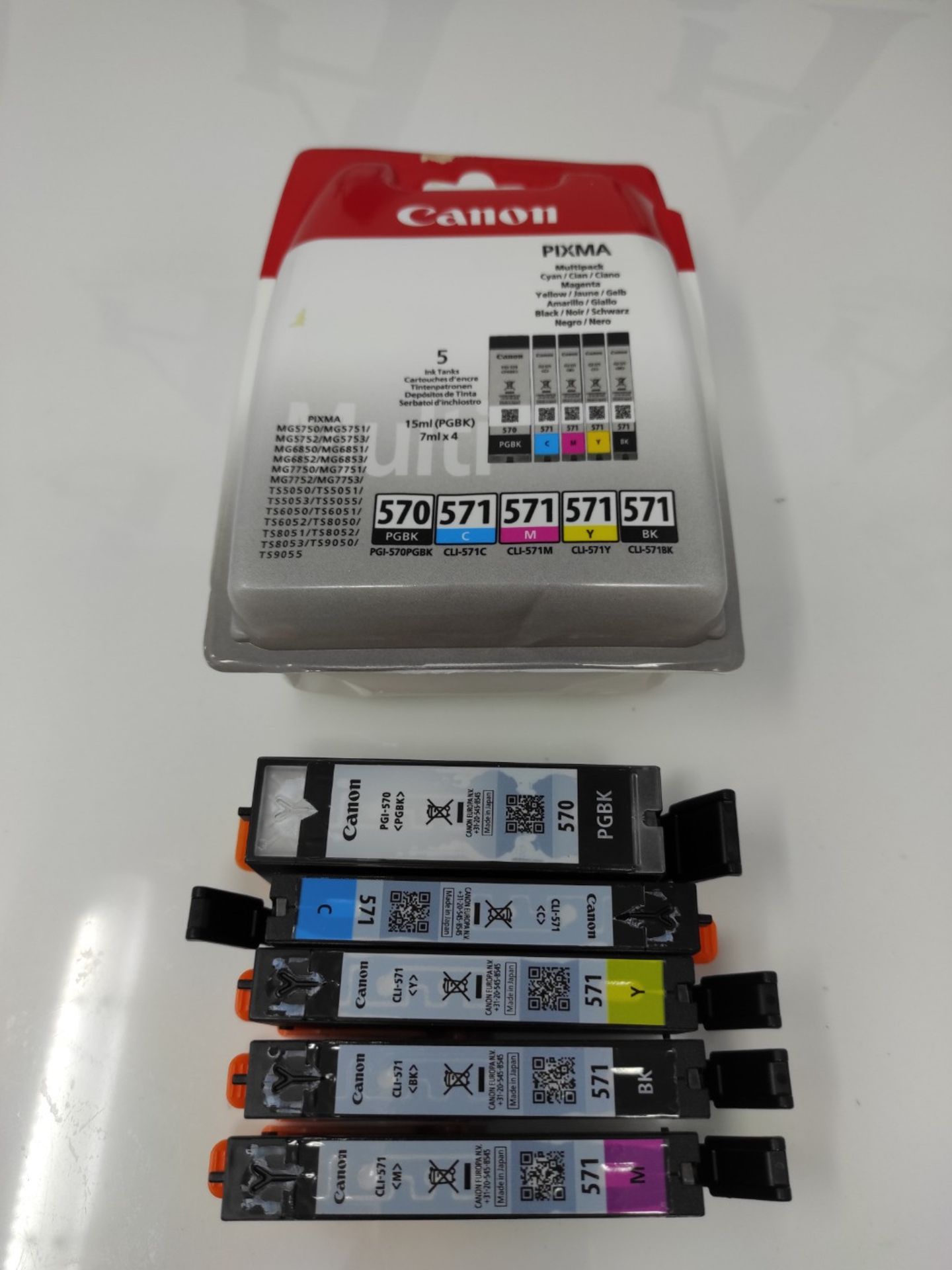 RRP £51.00 CANON Standard PGI-570/CLI-571 Ink Cartridge - Black - Image 2 of 2