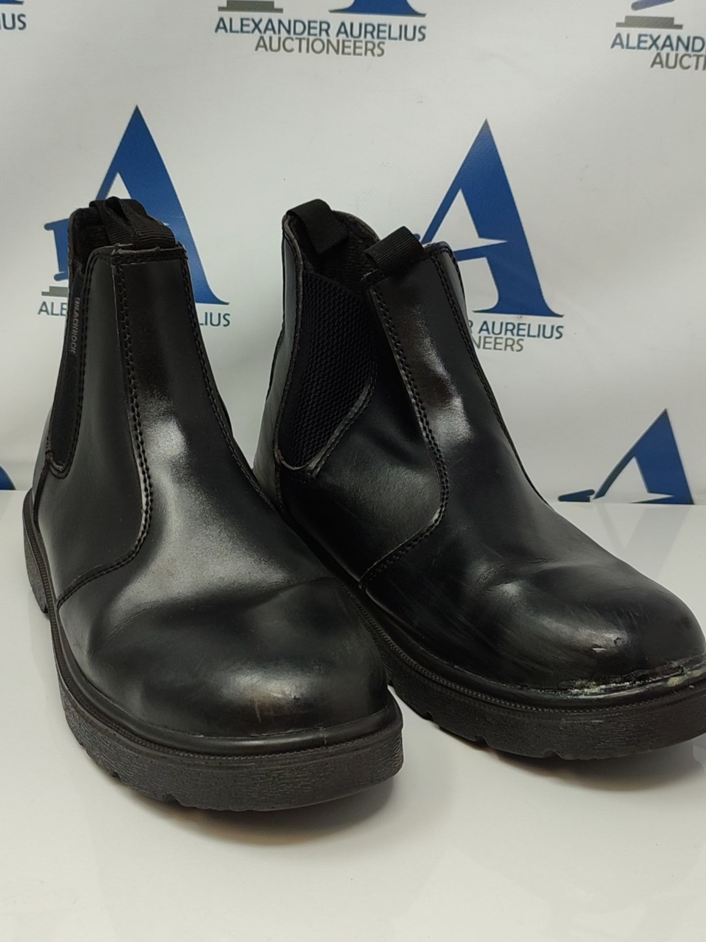 Blackrock Black Safety Dealer Boots, Steel Toe Cap Boots Womens Mens Work Boots, Leath - Image 2 of 2