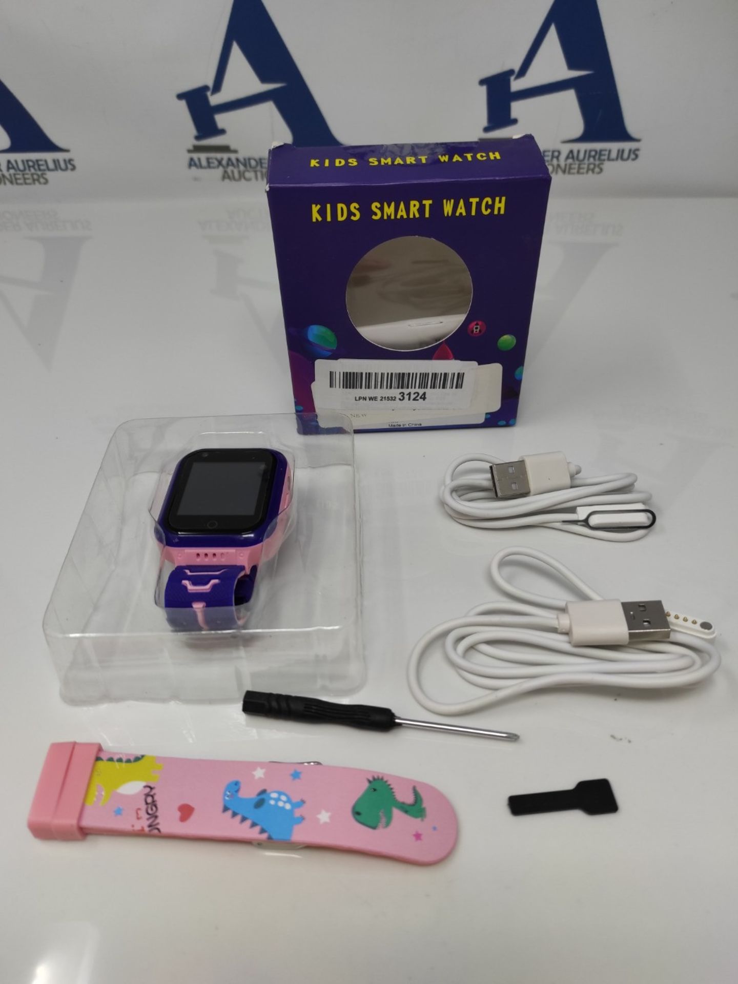 RRP £66.00 4G Kids Smart Watch with GPS Tracker,Video/Vioce Phone Call,Boys Girls Smartwatch w Ca - Image 2 of 2