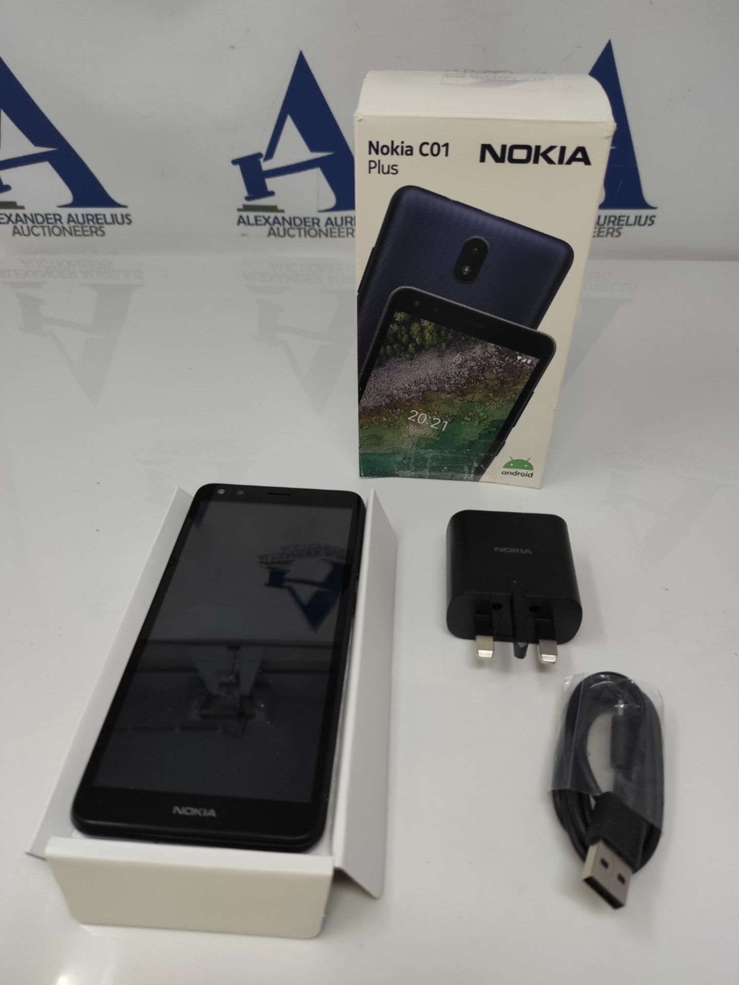 RRP £77.00 Nokia C01 Plus 5.45 Inch Android (Go Edition) UK SIM Free Smartphone with 1 GB RAM and - Image 2 of 3