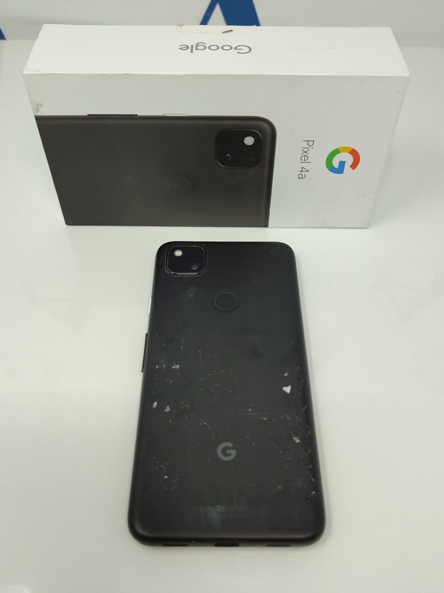 RRP £349.00 [Cracked] Google Pixel 4a Android Mobile Phone- Black, 128GB, 24 hour battery, Nightsi - Bild 3 aus 3