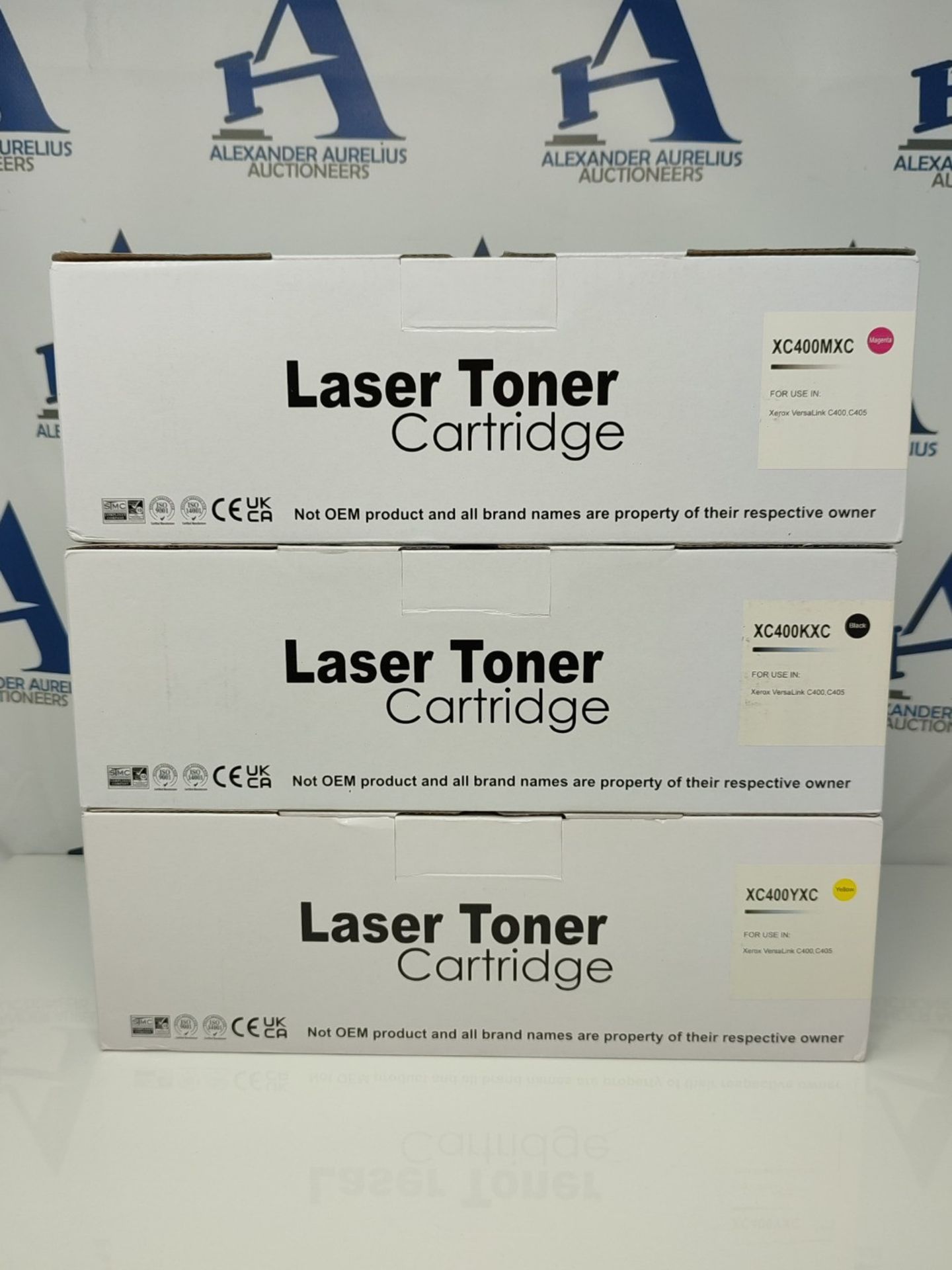 4 (FULL SET) Compatible OKI C301/C321 Toner Cartridges for OKI C301 C301DN C321 C321DN - Image 2 of 2