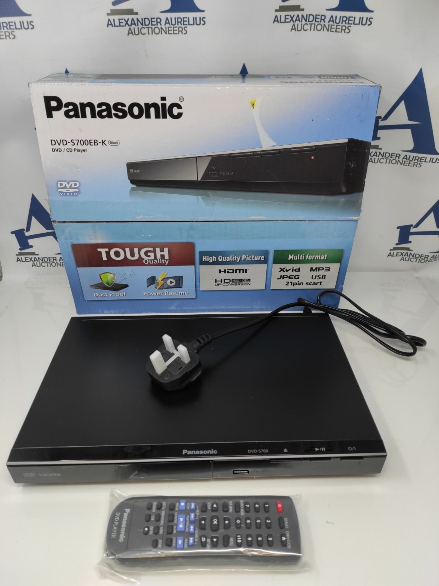 Panasonic DVD-S700EB-K DVD Player with Multi Format Playback - Image 2 of 2