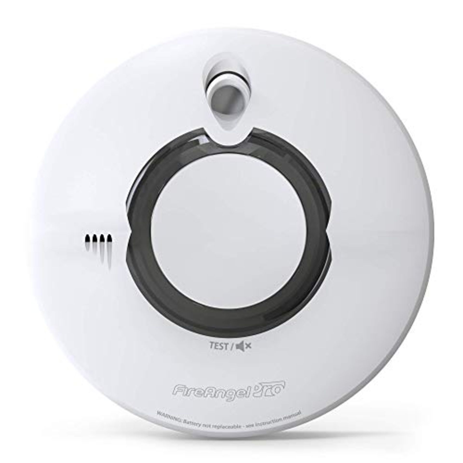 RRP £59.00 [CRACKED] FireAngel Pro Connected Smart Smoke Alarm, Battery Powered with Wireless Int