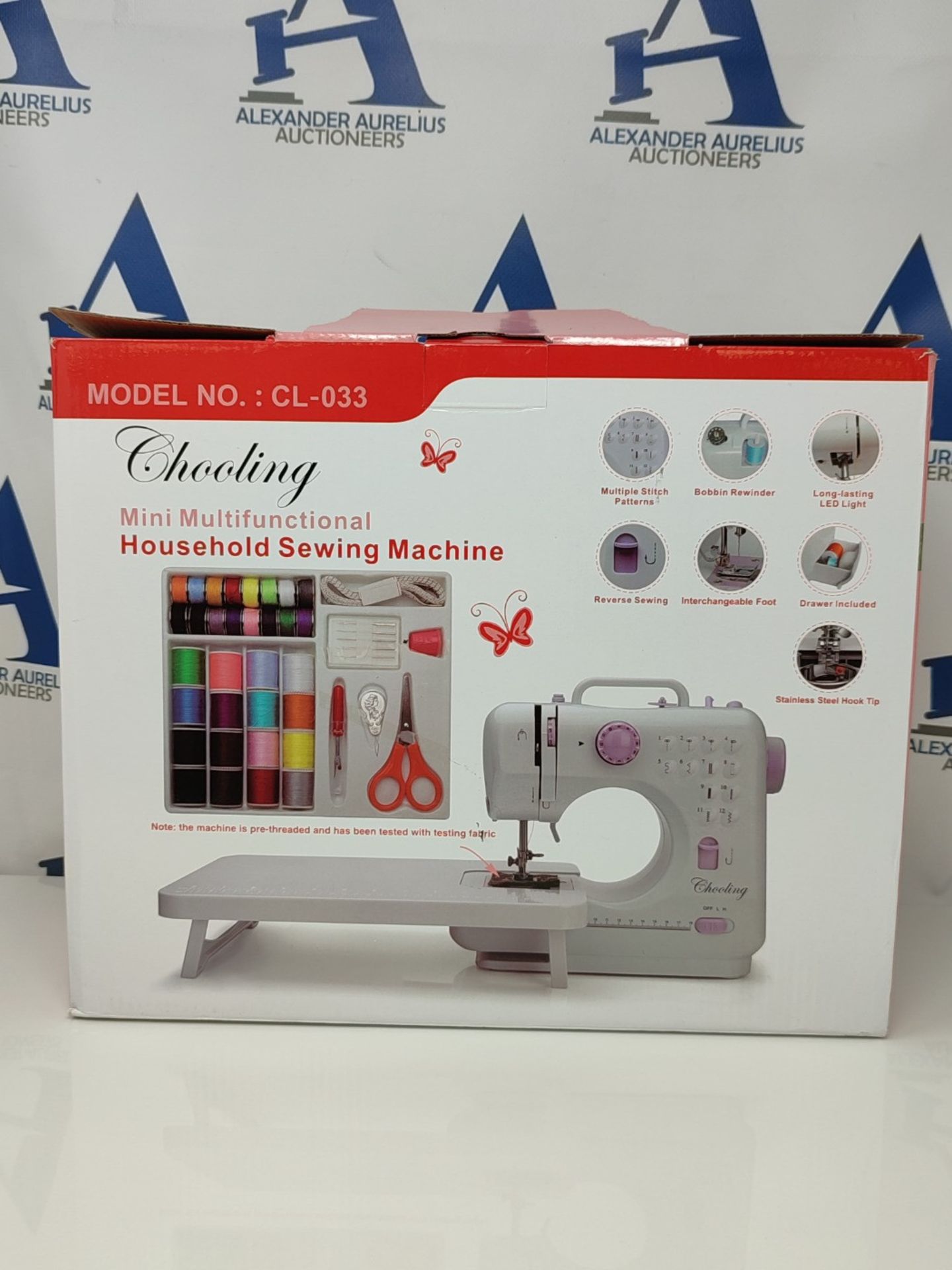 Mini Sewing Machine by chooling (Extension stand, Sewing Supplies set, Thread Snip inc - Image 2 of 3