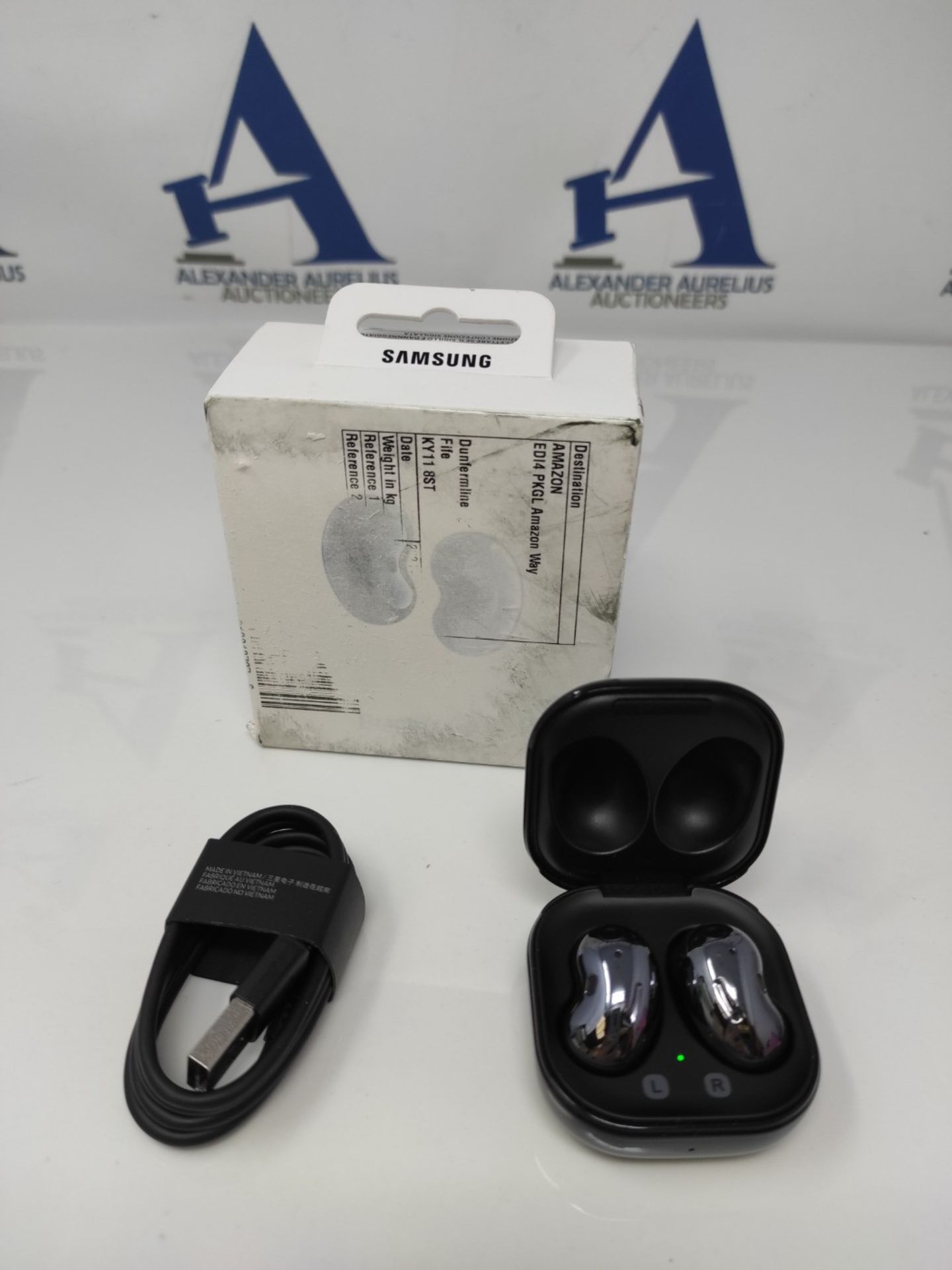 RRP £66.00 Samsung Galaxy Buds Live Wireless Earphones, Mystic Black (UK Version) - Image 2 of 3