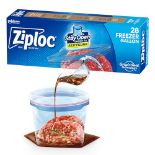 Ziploc Freezer Bag, Gallon Size-28 ct