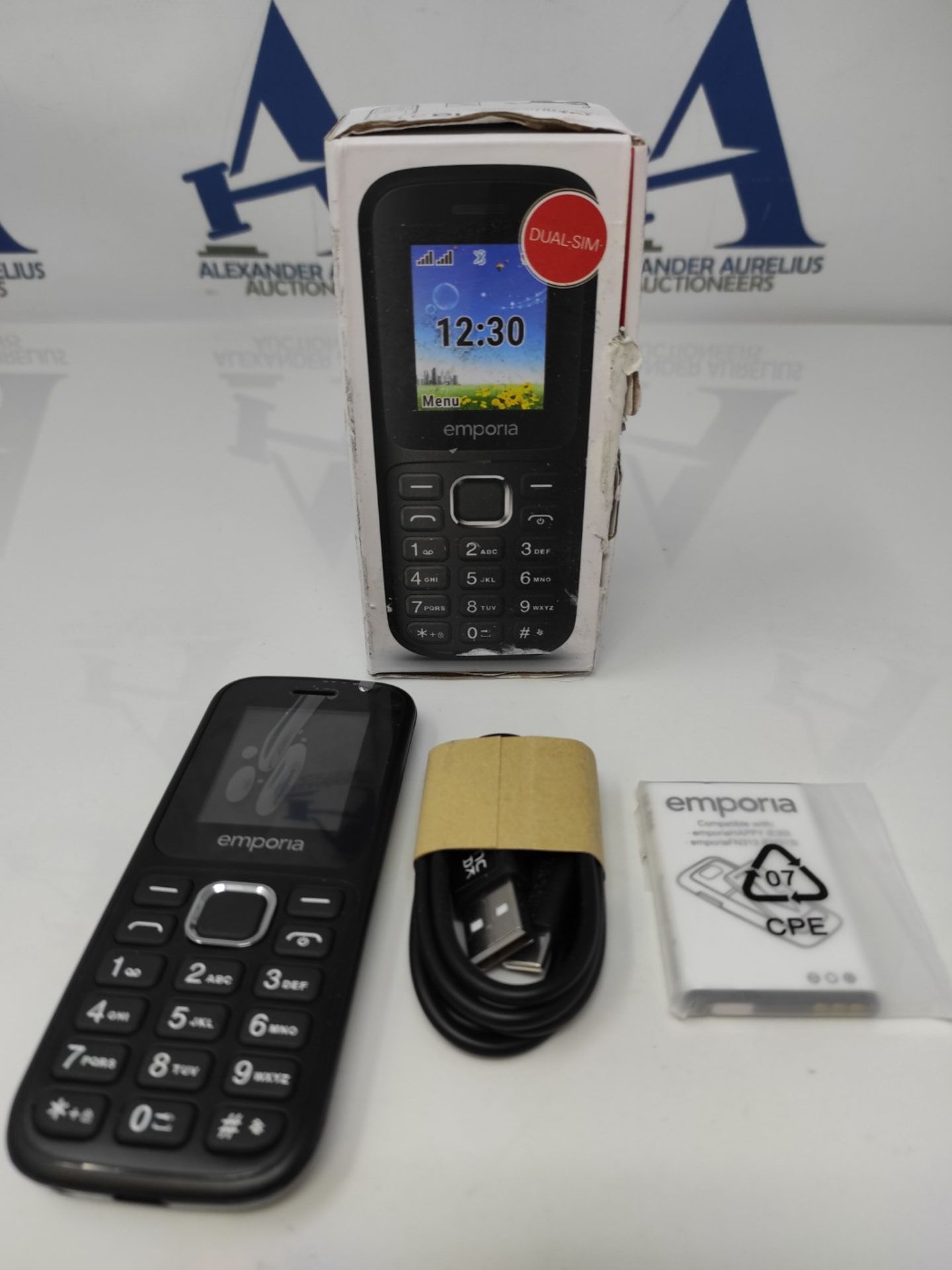 emporiaFN313, 2G mobile phone, Ideal Festival Phone, Dual SIM, 1.77 inch colour displa - Image 2 of 2