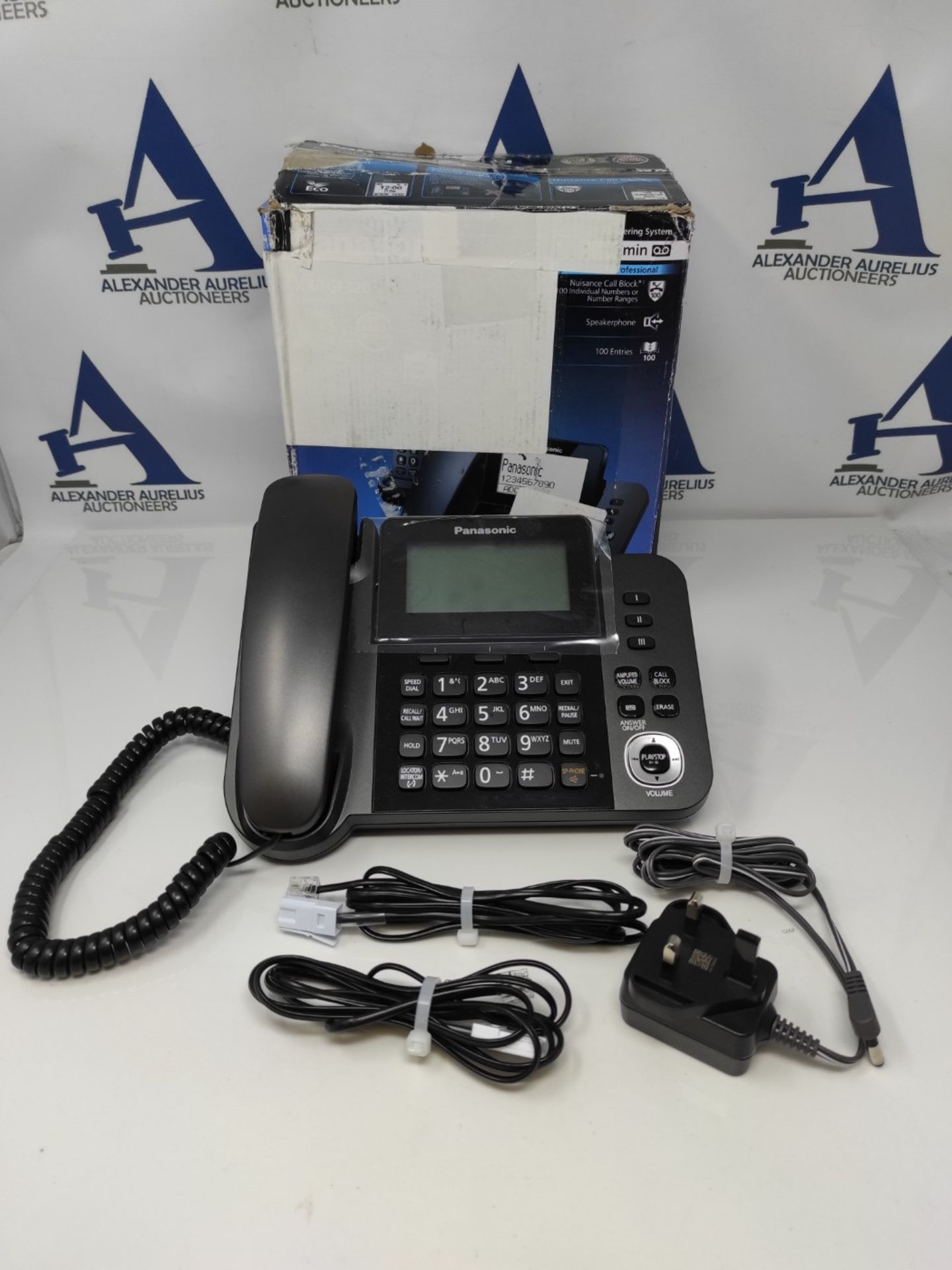 RRP £80.00 Panasonic KX-TGF320 Corded and Cordless Home office Telephone Kit with Answerphone and - Image 2 of 2