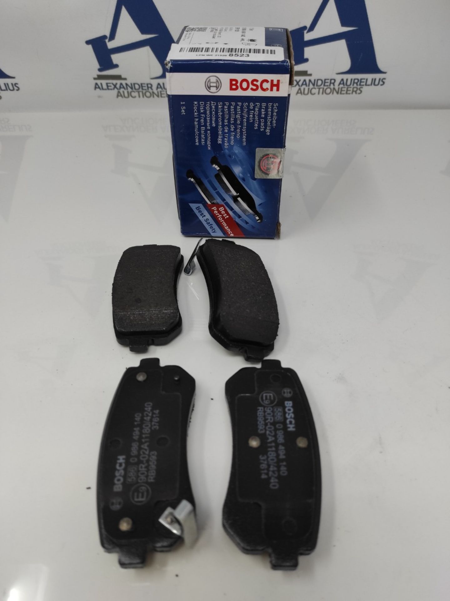 Bosch BP1051 Brake Pads - Rear Axle - ECE-R90 Certified - 1 Set of 4 Pads - Image 2 of 2