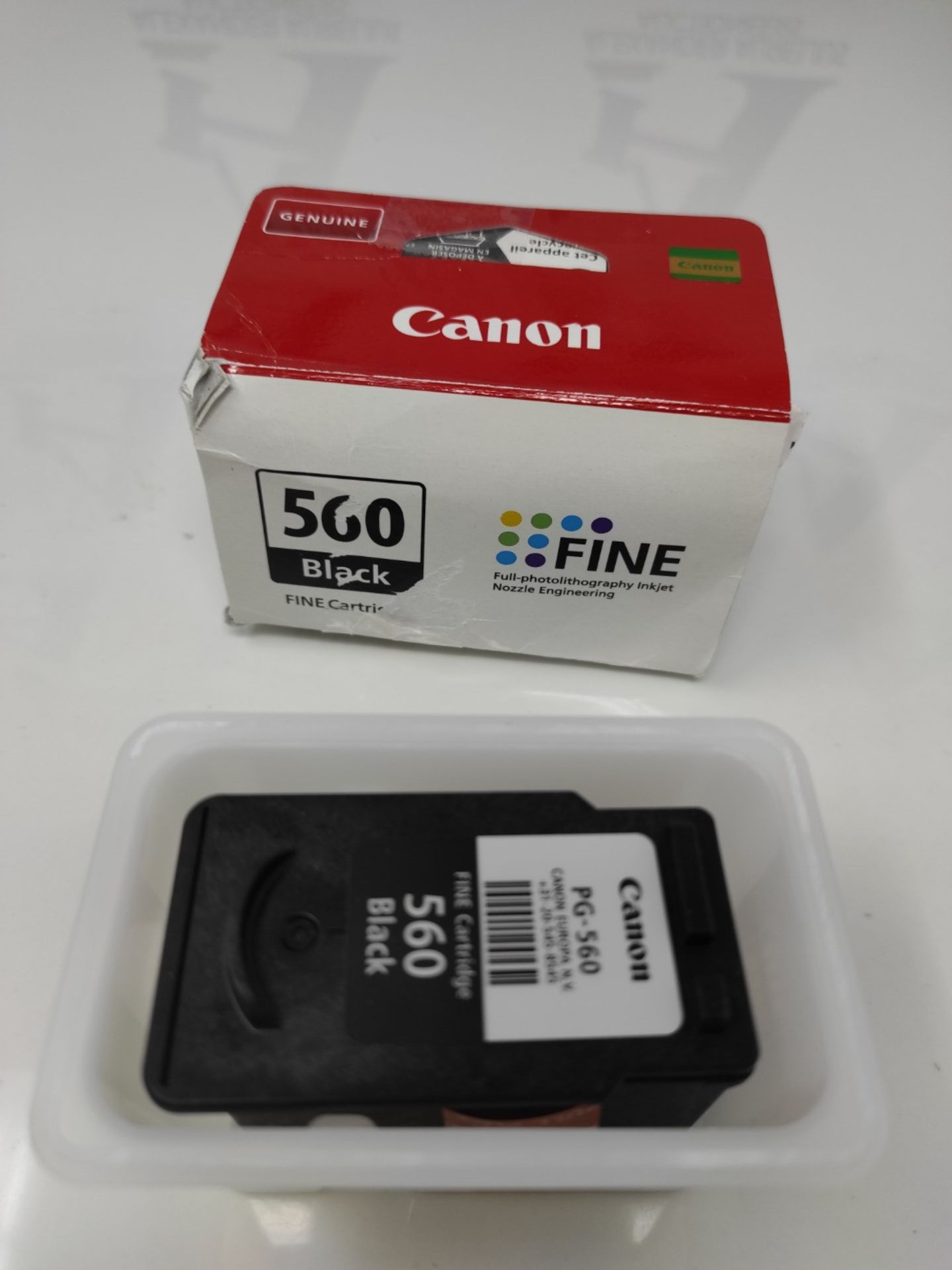Canon PG-560 Black Ink Cartridge 3713C001 - Image 2 of 2