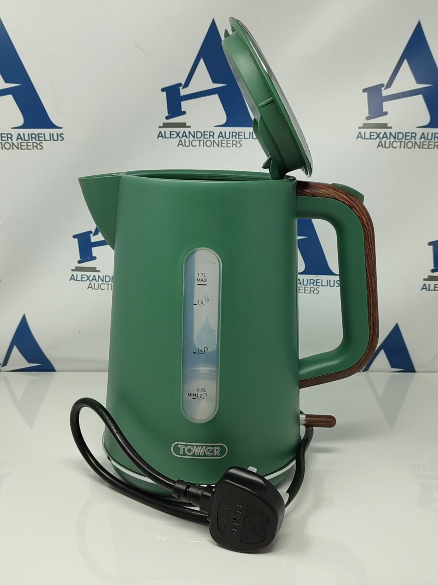 Tower T10037JDE Jug Kettle with Rapid Boil, 3000W, Jade Green, 1.7 L - Image 3 of 3