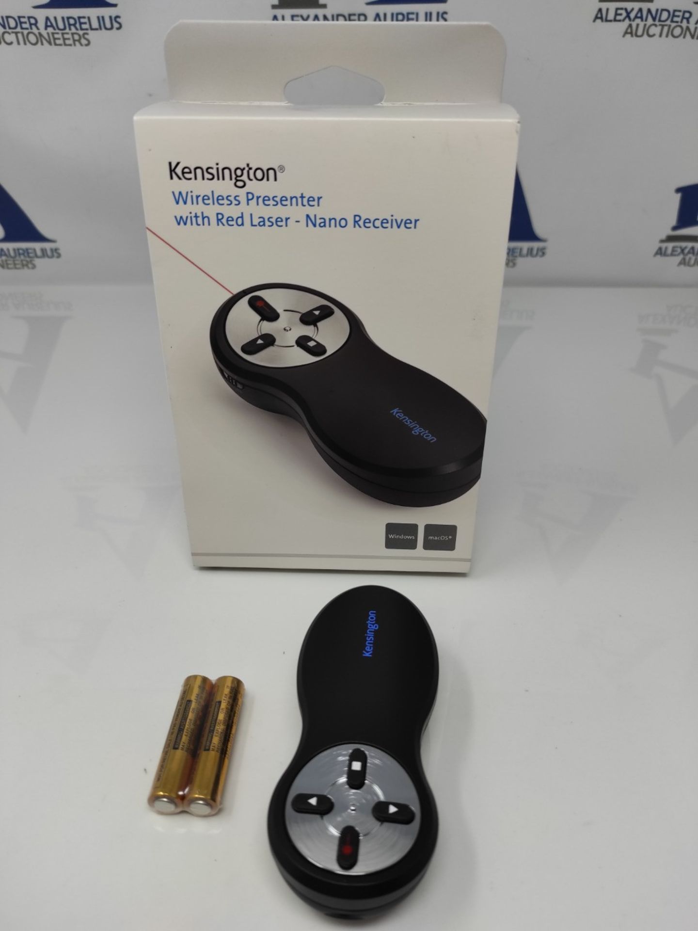 Kensington Wireless USB Powerpoint Presentation Clicker with Red Laser Pointer, Compat - Bild 2 aus 2