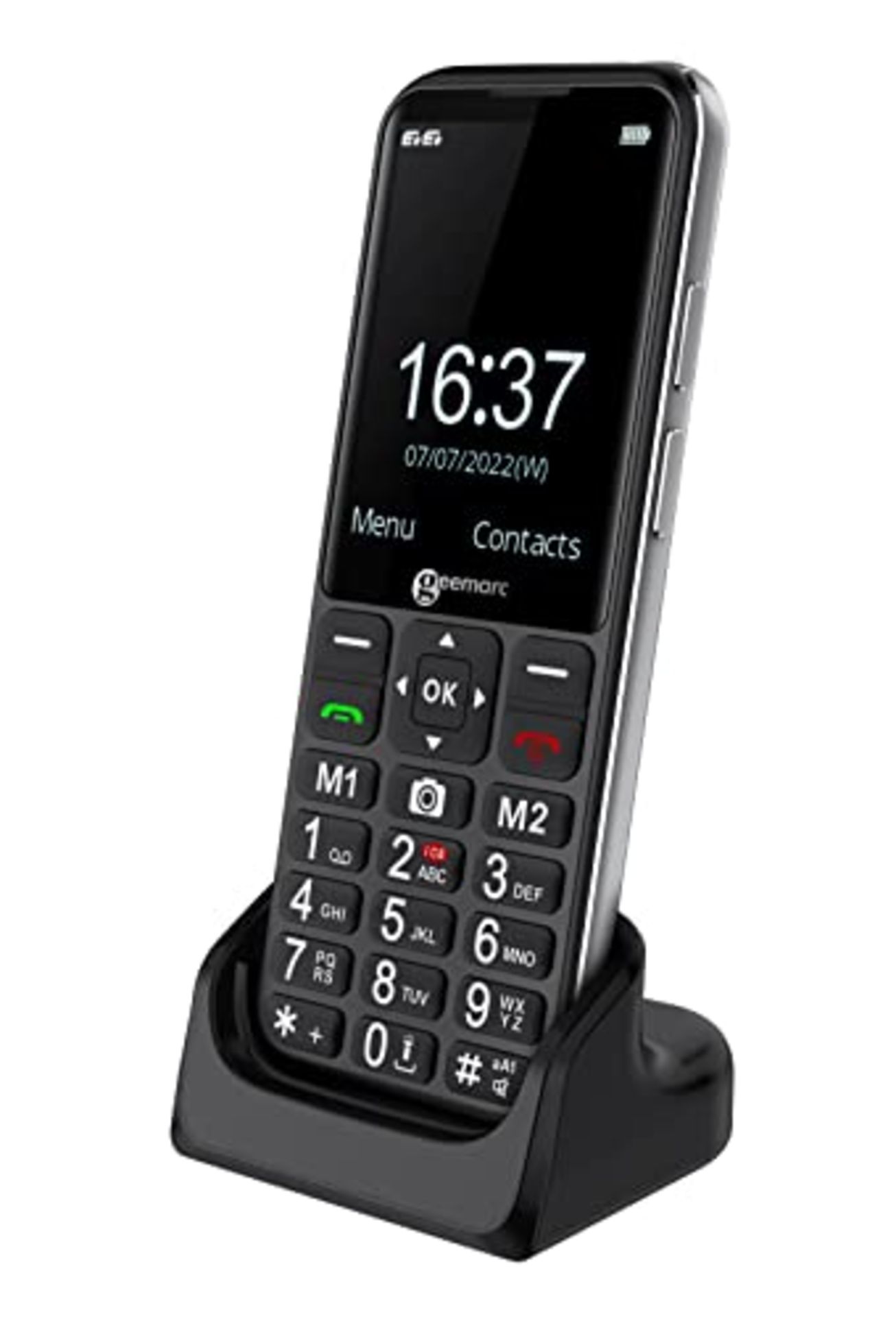 RRP £70.00 Geemarc CL8600-4G Loud Senior Mobile Phone with Large Keys, SOS Function and One-touch