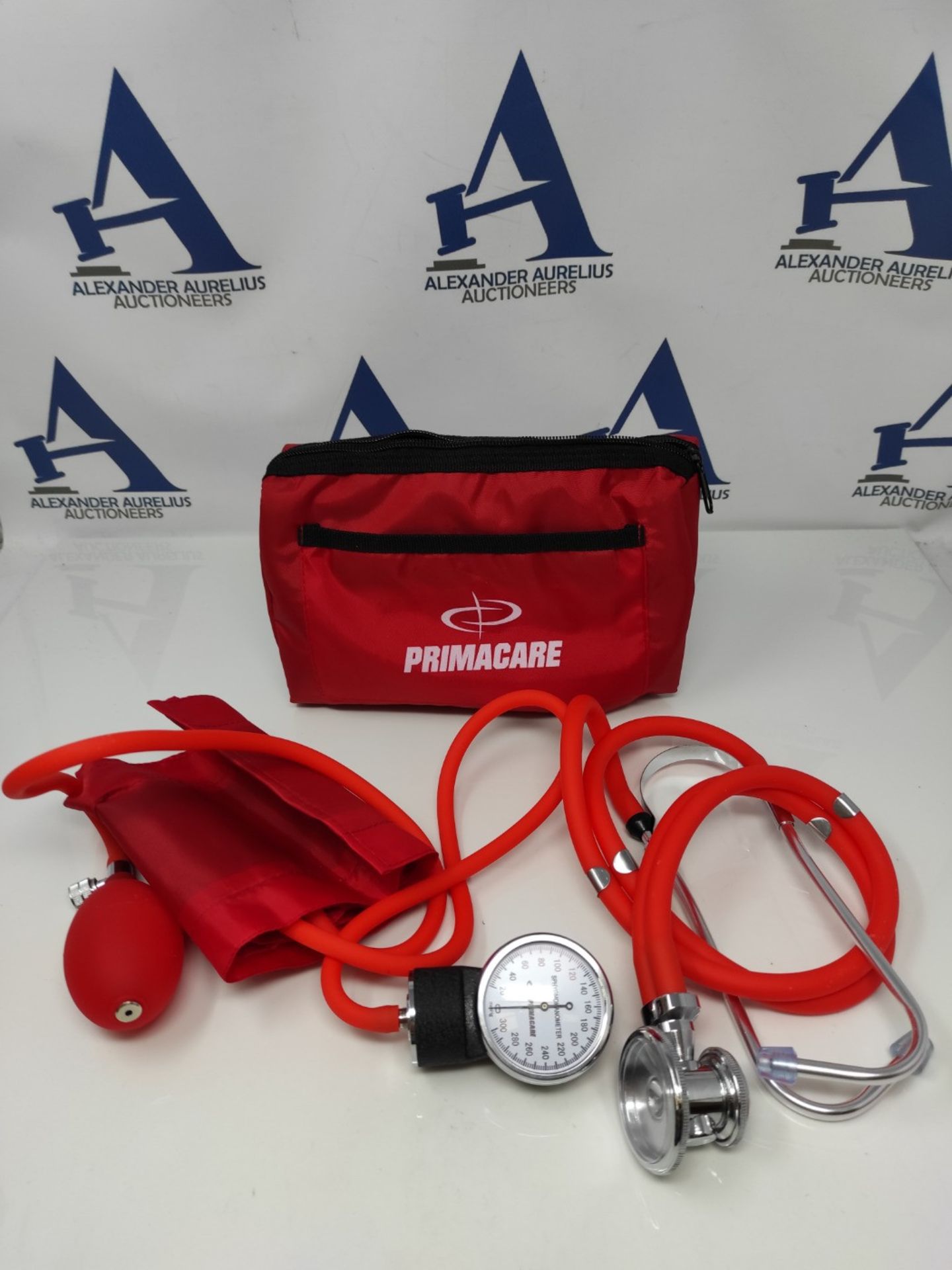 Primacare DS-9181-RD Professional Aneroid Sphygmomanometer and Sprague Rappaport Steth - Image 2 of 2