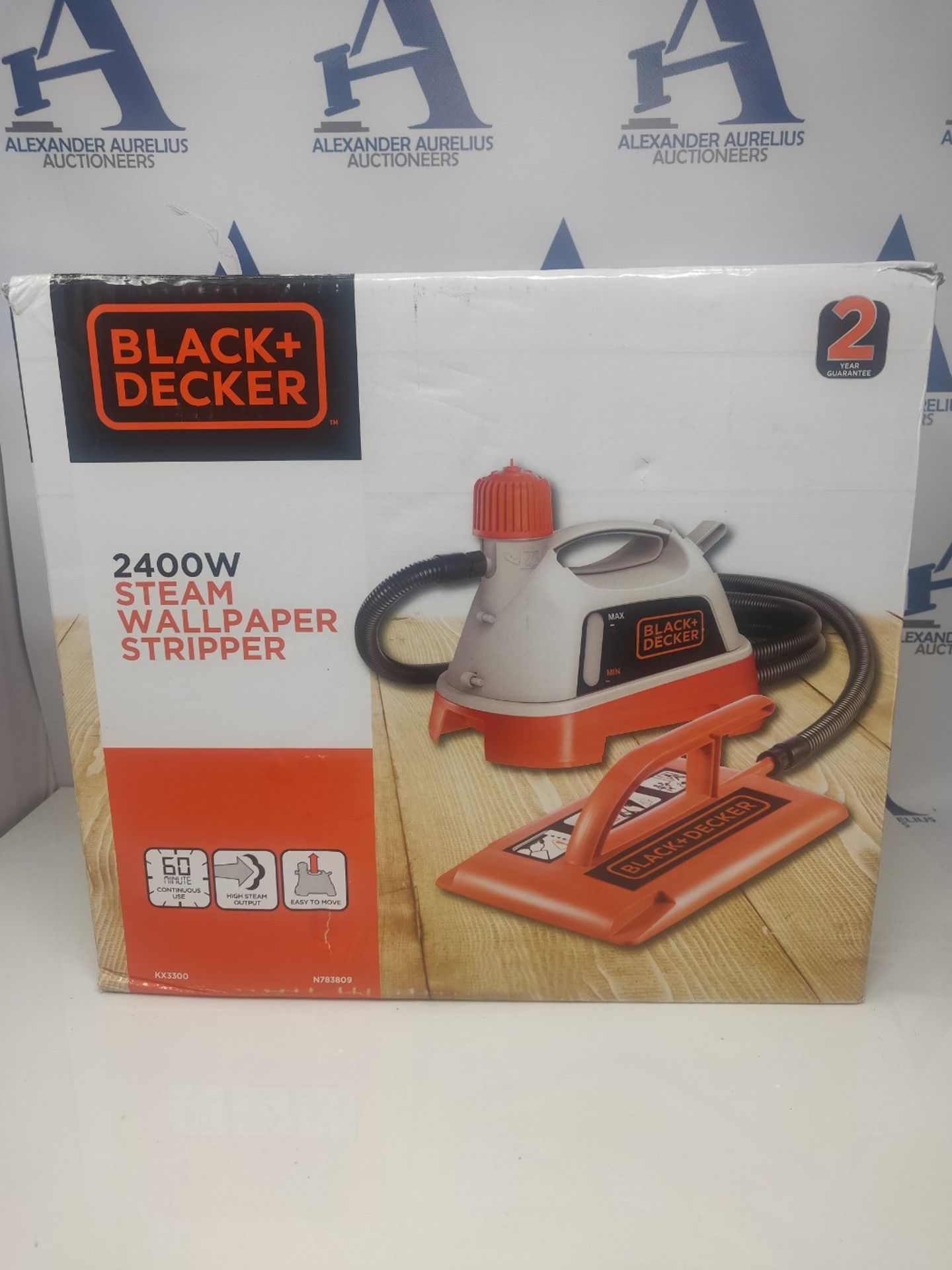 BLACK+DECKER 2400 W Wallpaper Steamer Stripper with Pad, Removes Vinyl, Multi-Layered, - Bild 2 aus 3