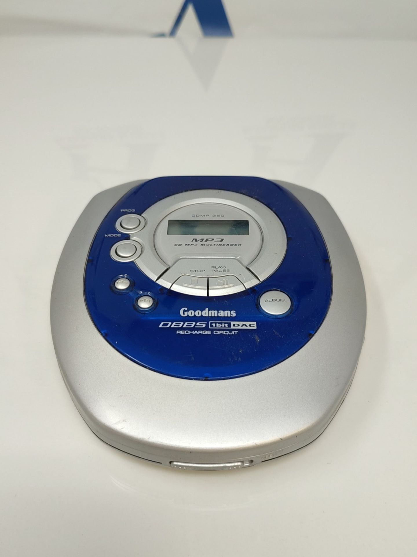 Goodmans CDMP350 Personal Compact Disc Player with build in Mp3 Reader - Image 2 of 3