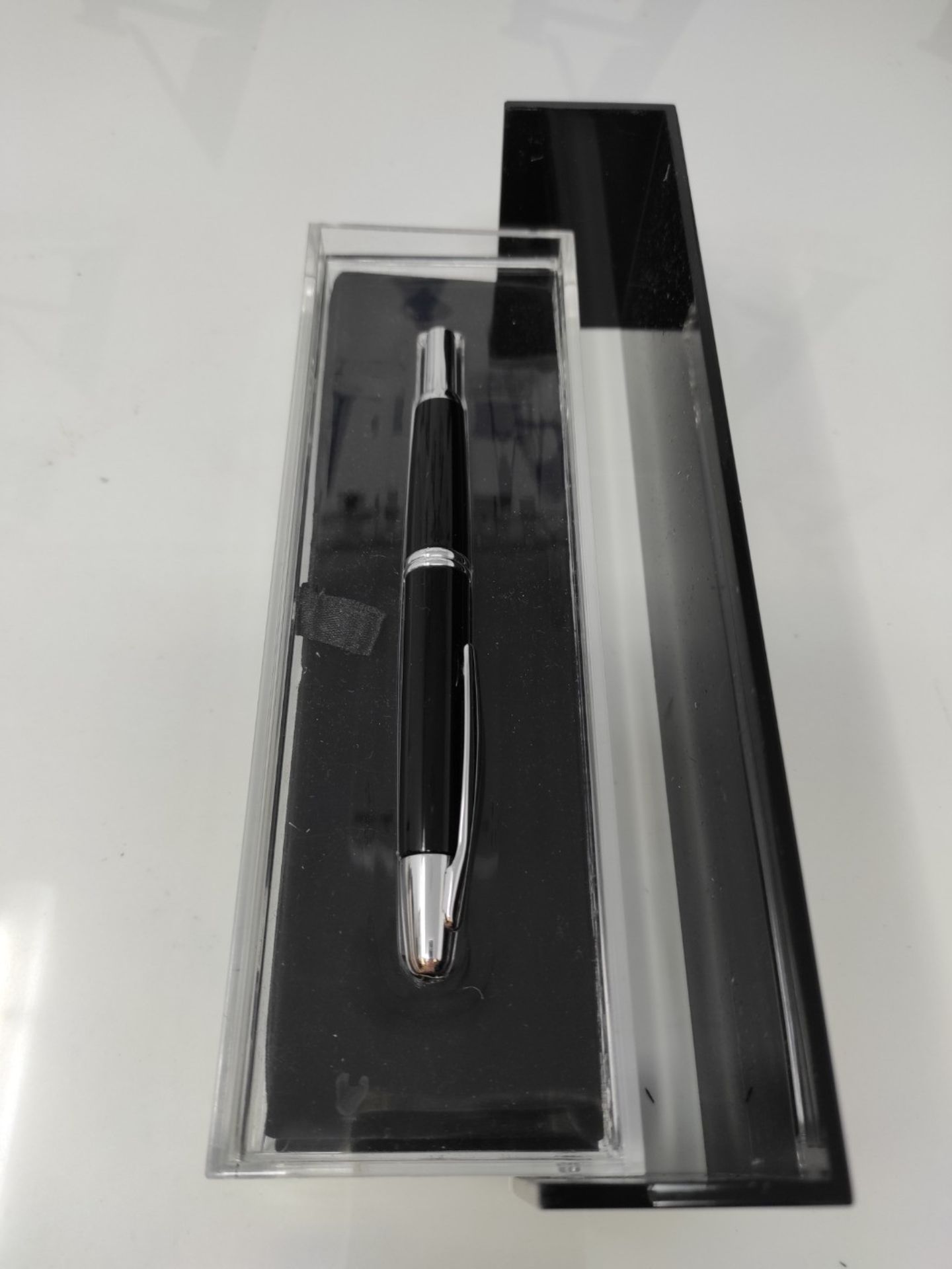 RRP £177.00 Pilot Capless Medium Retractable Fountain Pen with Rhodium Trim - Silver - Image 3 of 3
