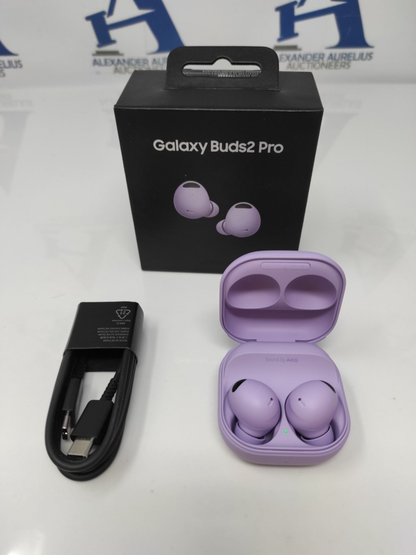 RRP £209.00 Samsung Galaxy Buds2 Pro Wireless Earphones, Bora Purple (UK Version) - Image 2 of 3