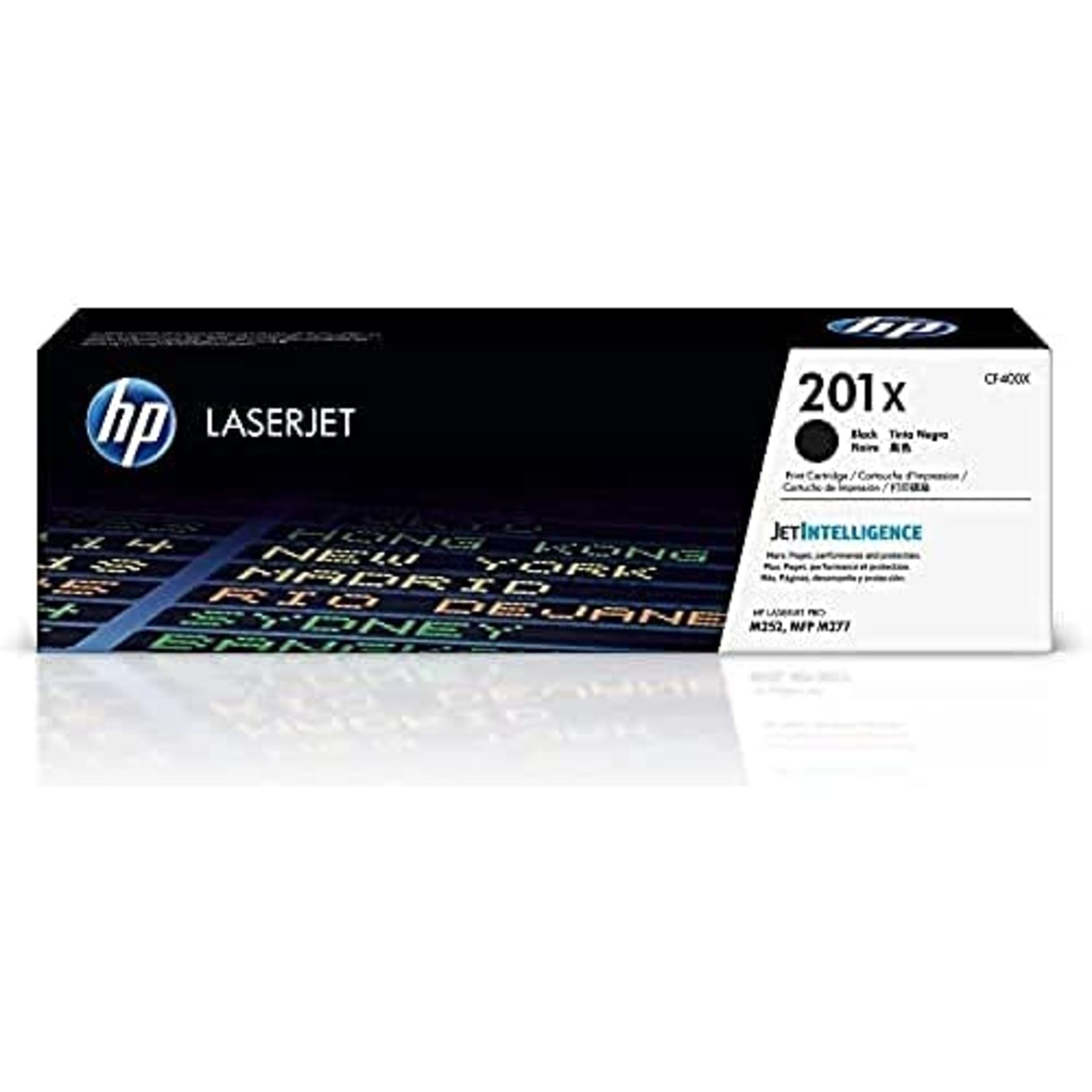 RRP £77.00 HP CF400X 201X High Yield Original LaserJet Toner Cartridge, Black, Single Pack