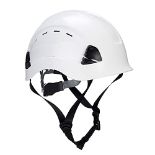 Portwest Height Endurance Mountaineer Helmet, Color: White, Size: , PS73WHR