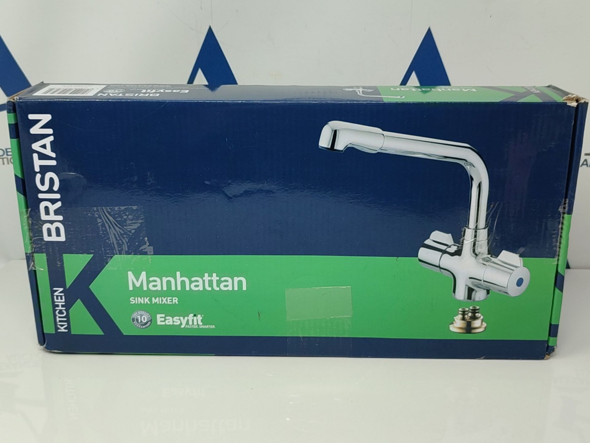 RRP £78.00 Bristan MH SNK EF C Manhattan Easyfit Kitchen Sink Mixer Tap with Swivel Spout, Chrome - Image 3 of 3