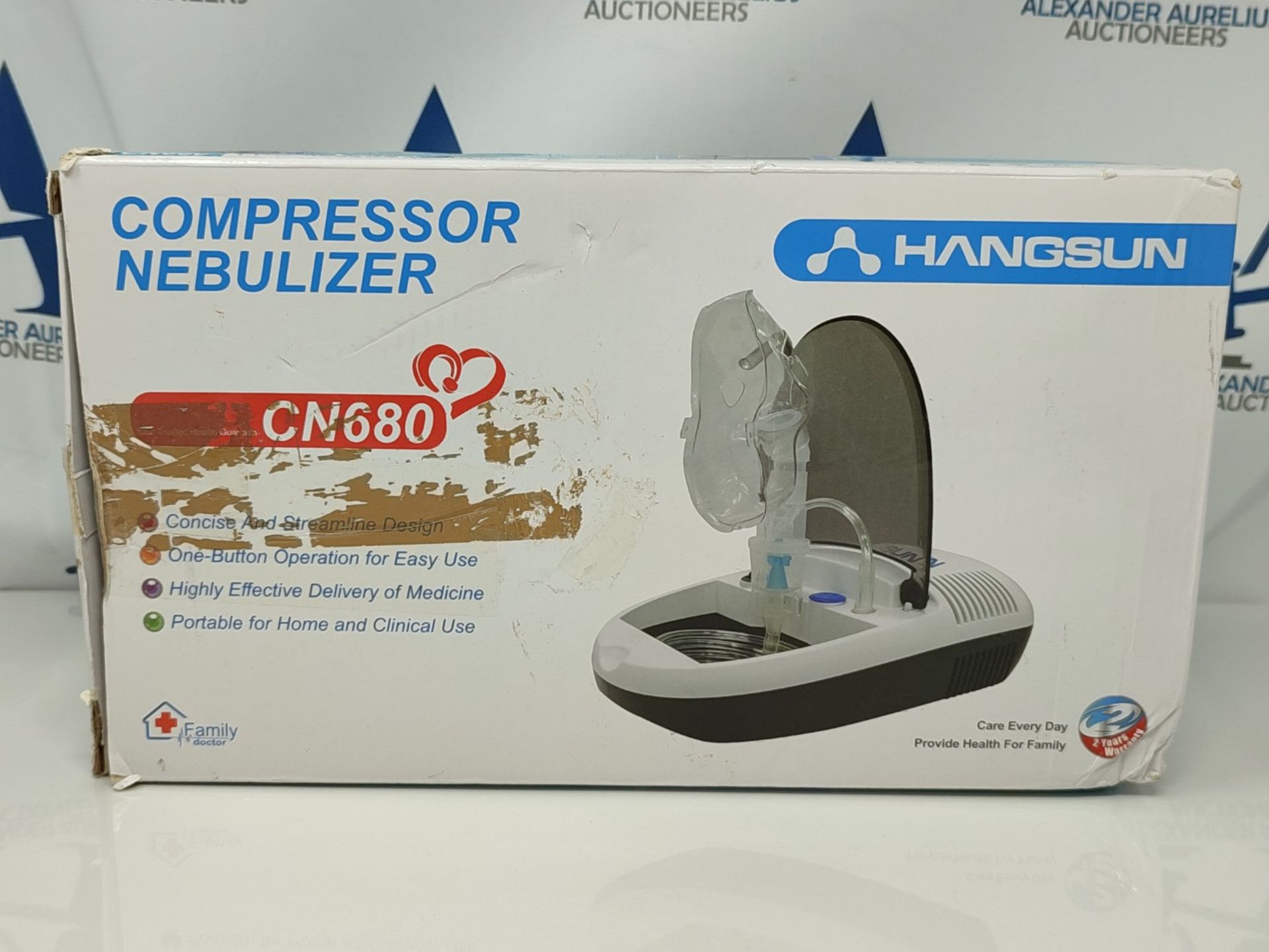 Hangsun Nebuliser Machine for Adults and Kids Compressor Nebulizer Compact Inhaler CN6 - Image 3 of 3