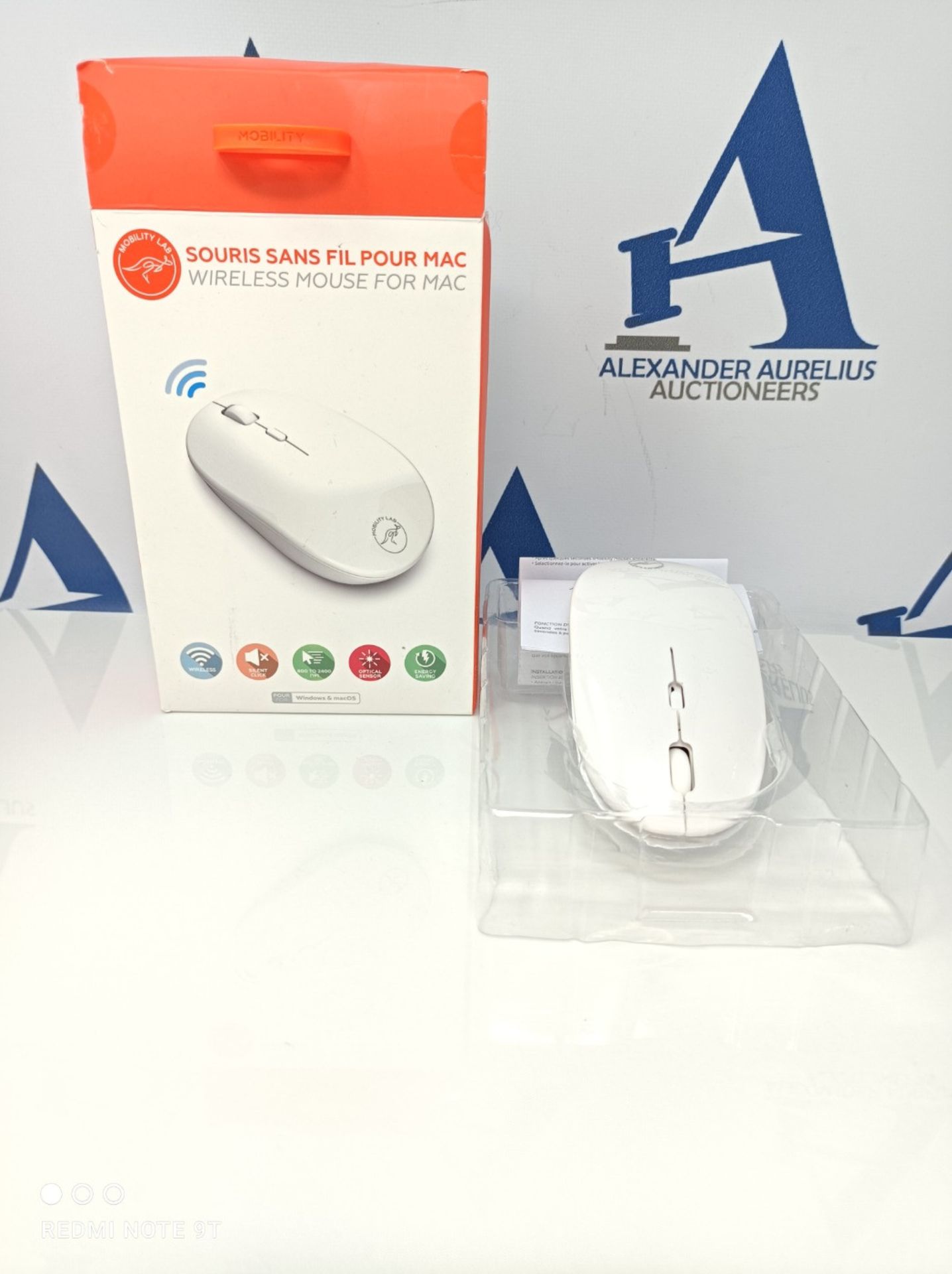 Mobility Lab ML301877 Bluetooth Laser Mouse 1600 DPI for Mac and PC - White - Image 2 of 3