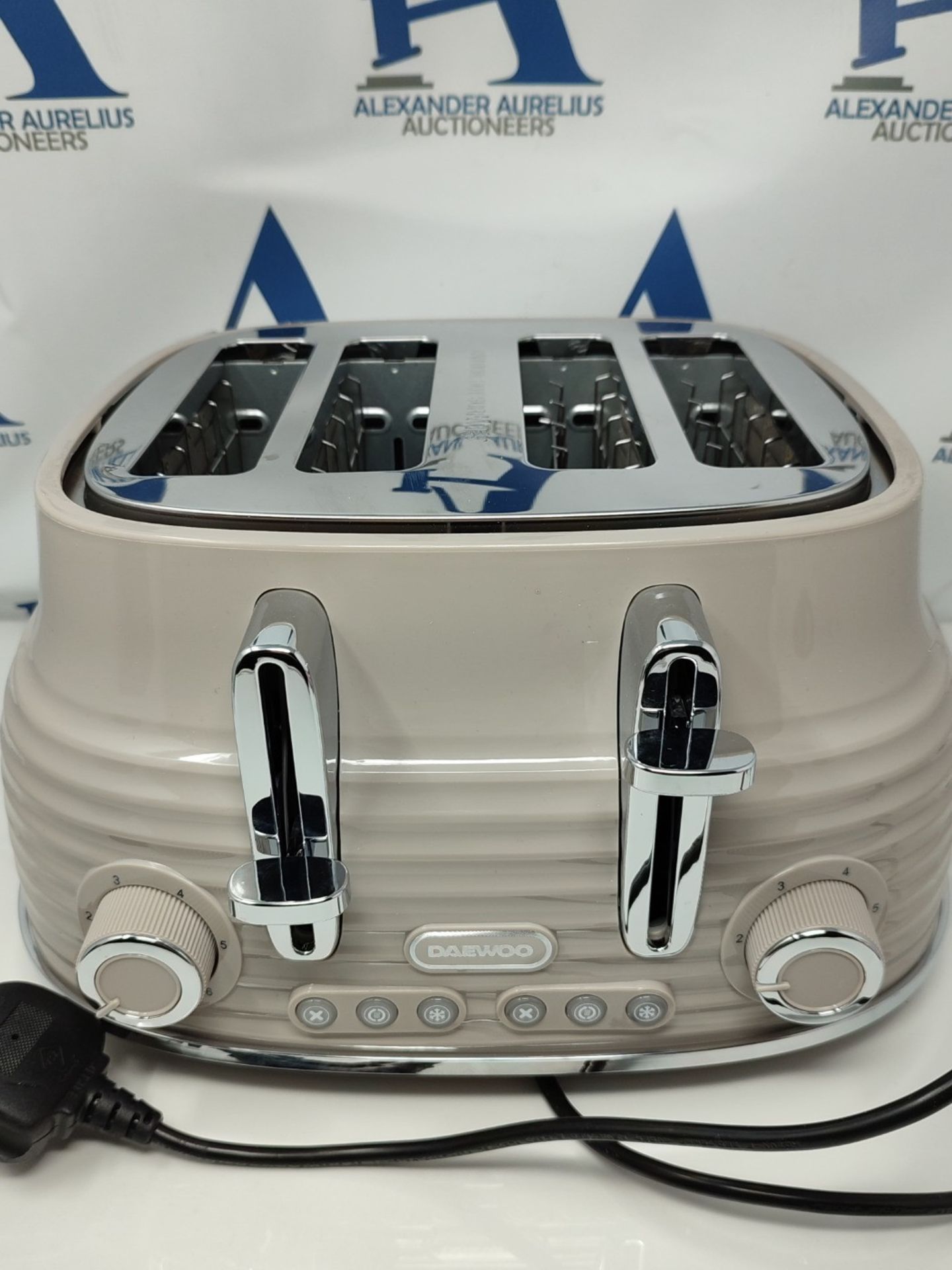 RRP £59.00 Daewoo Sienna Collection 4 Slice Toaster, Adjustable Browning Controls, Cancel, Defros - Bild 2 aus 2