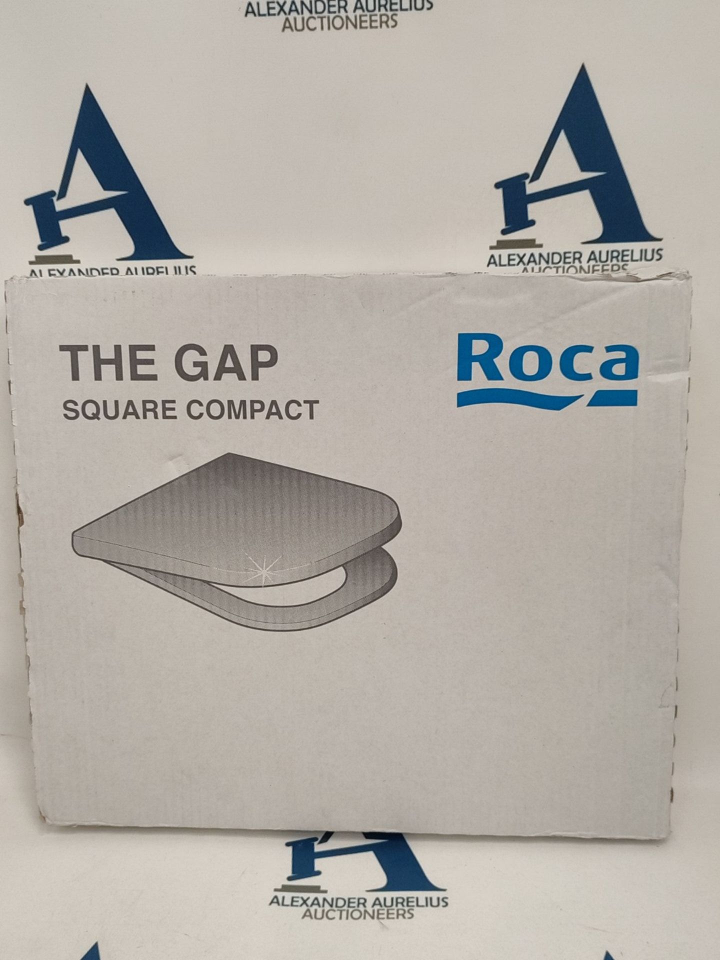 Roca A80173000B Supralit Seat & Cover, The Gap Square Compact, White - Image 2 of 3