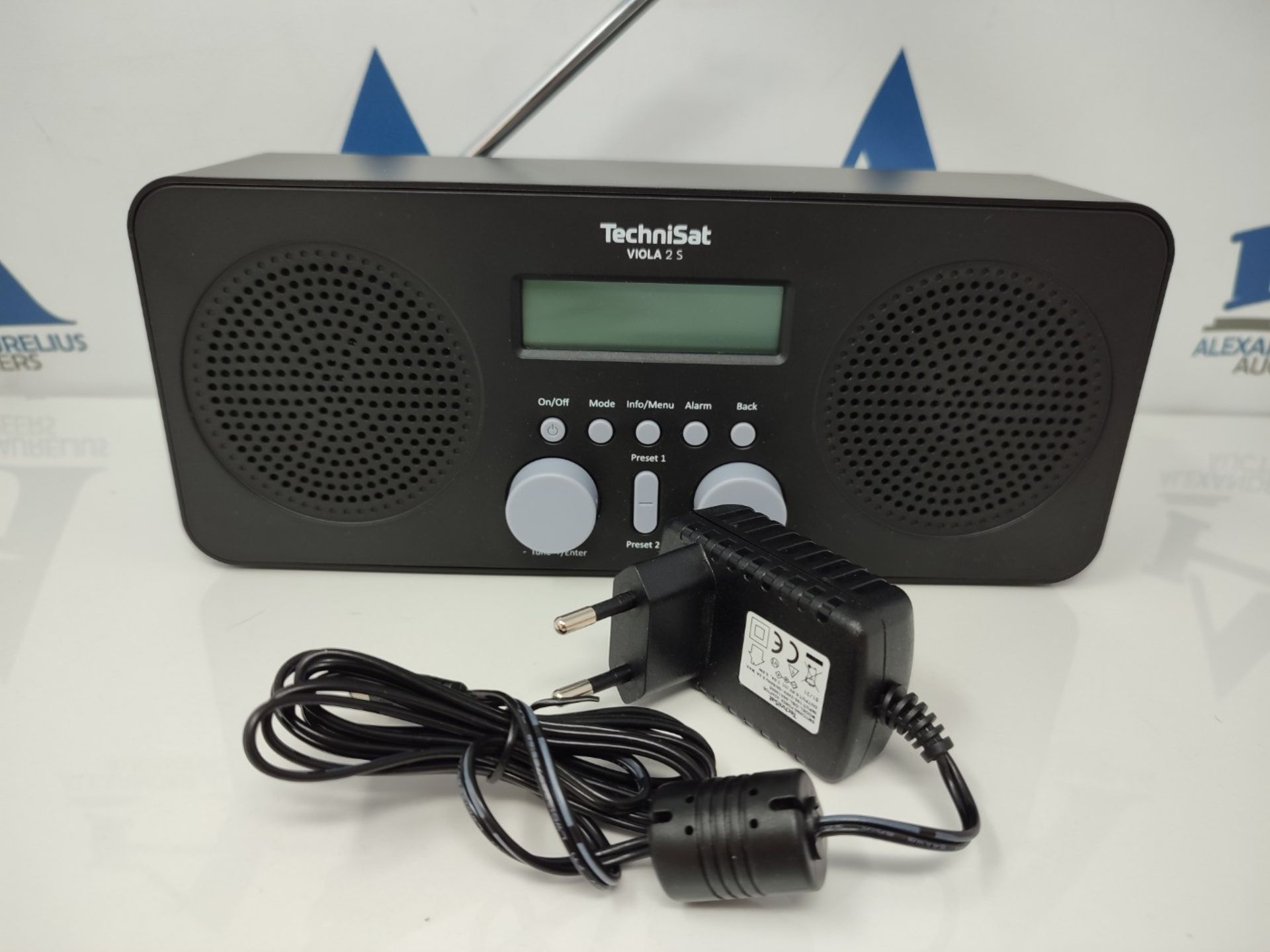 TechniSat VIOLA 2 S - portable DAB radio (DAB+, FM, alarm clock, stereo speakers, head - Image 3 of 3