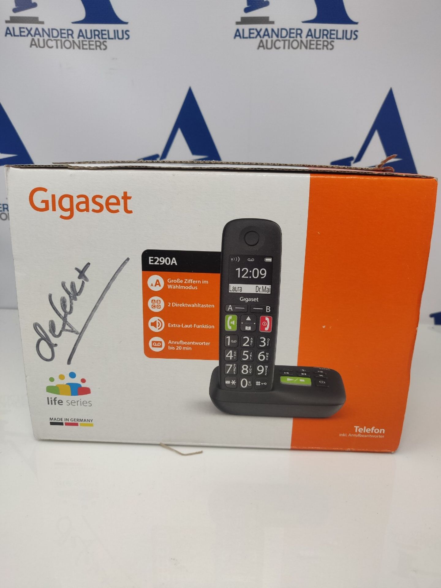 Gigaset E290A - Cordless senior telephone with answering machine and large buttons - l - Bild 2 aus 3