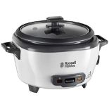 Russell Hobbs 27030 Medium Rice Cooker, Metal, 300 W, 1.2 kilograms, White