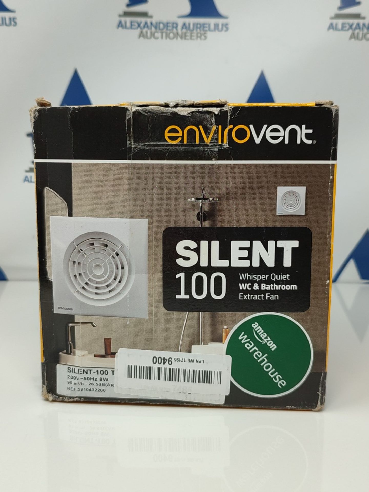 Envirovent SIL100T Silent-100T Axial Silent Extractor Fan Axial 100 mm / 4 Inch Timer - Image 2 of 3
