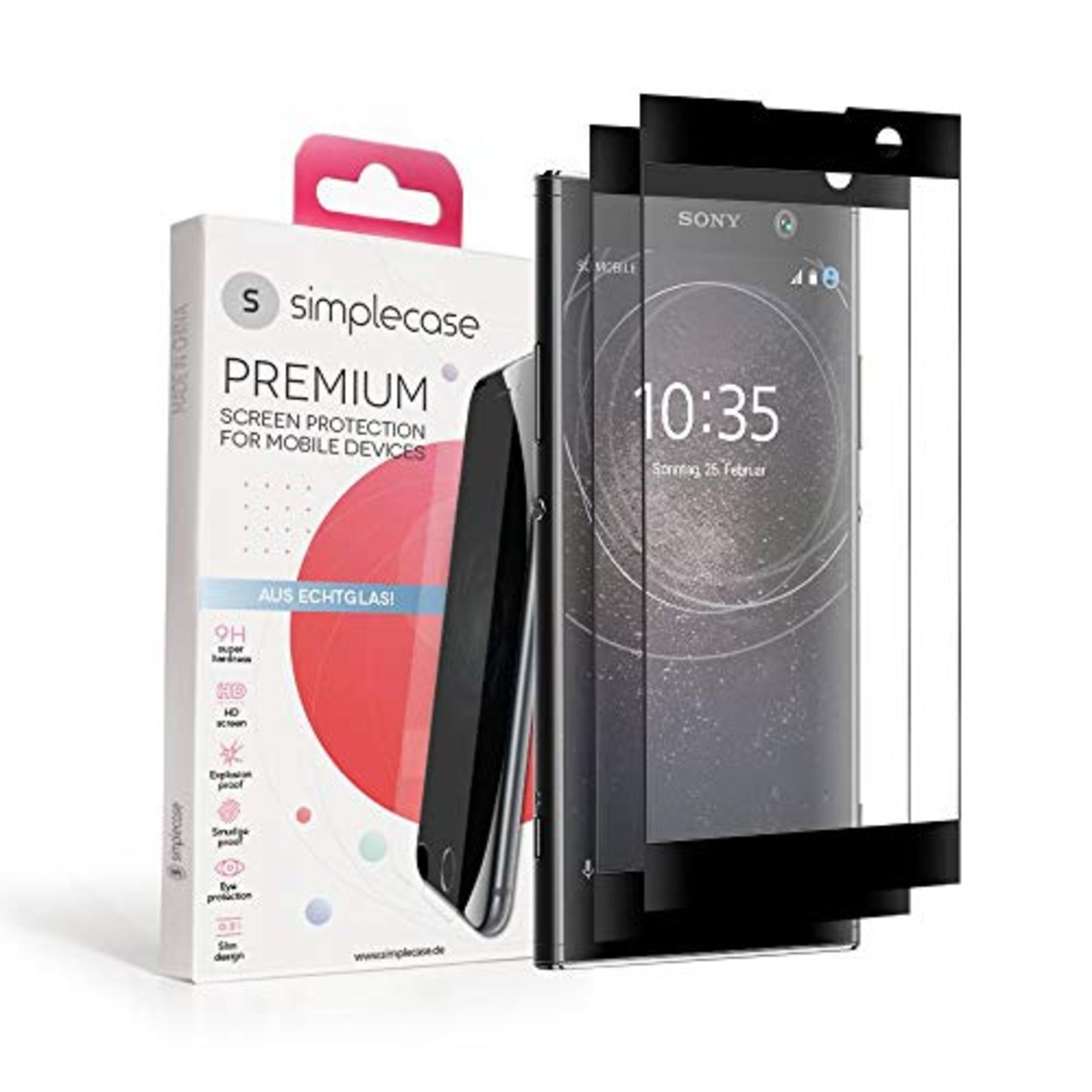 Simplecase premium screen protector for Sony Xperia XZ Premium