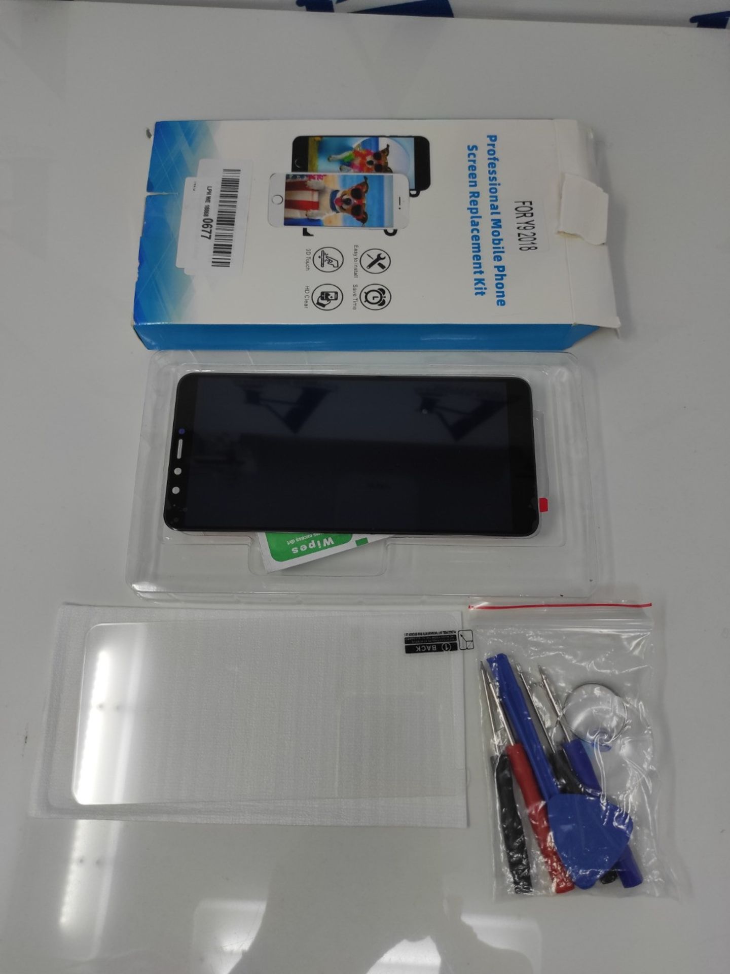 LTZGO Display Compatible with Huawei Y9 2018 Replacement LCD Black Touchscreen Digitiz - Image 2 of 3