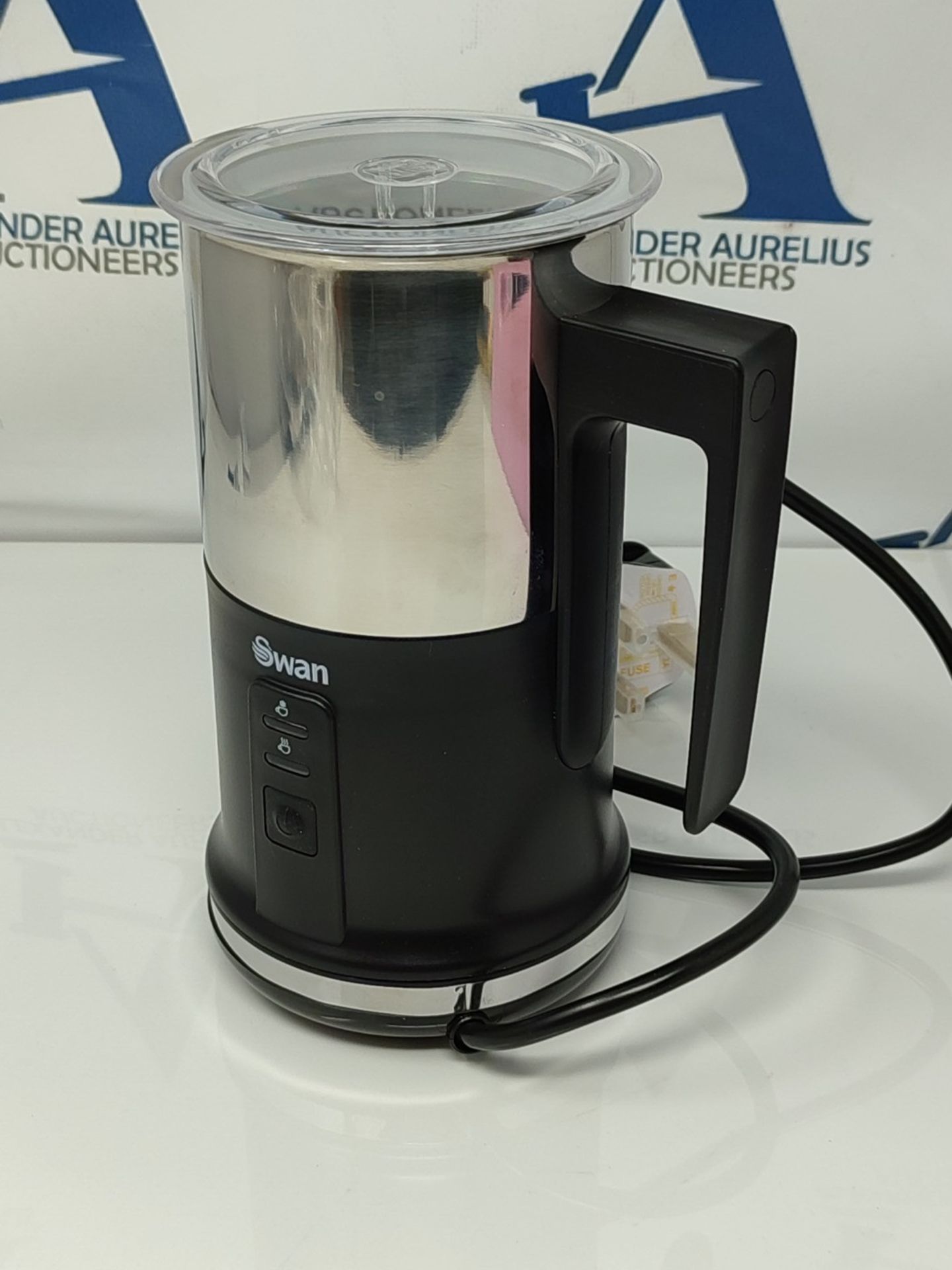Swan, Automatic Milk Frother and Warmer, 2 Layer Non-Stick Coating, 500W, 500 W, Black - Image 3 of 3
