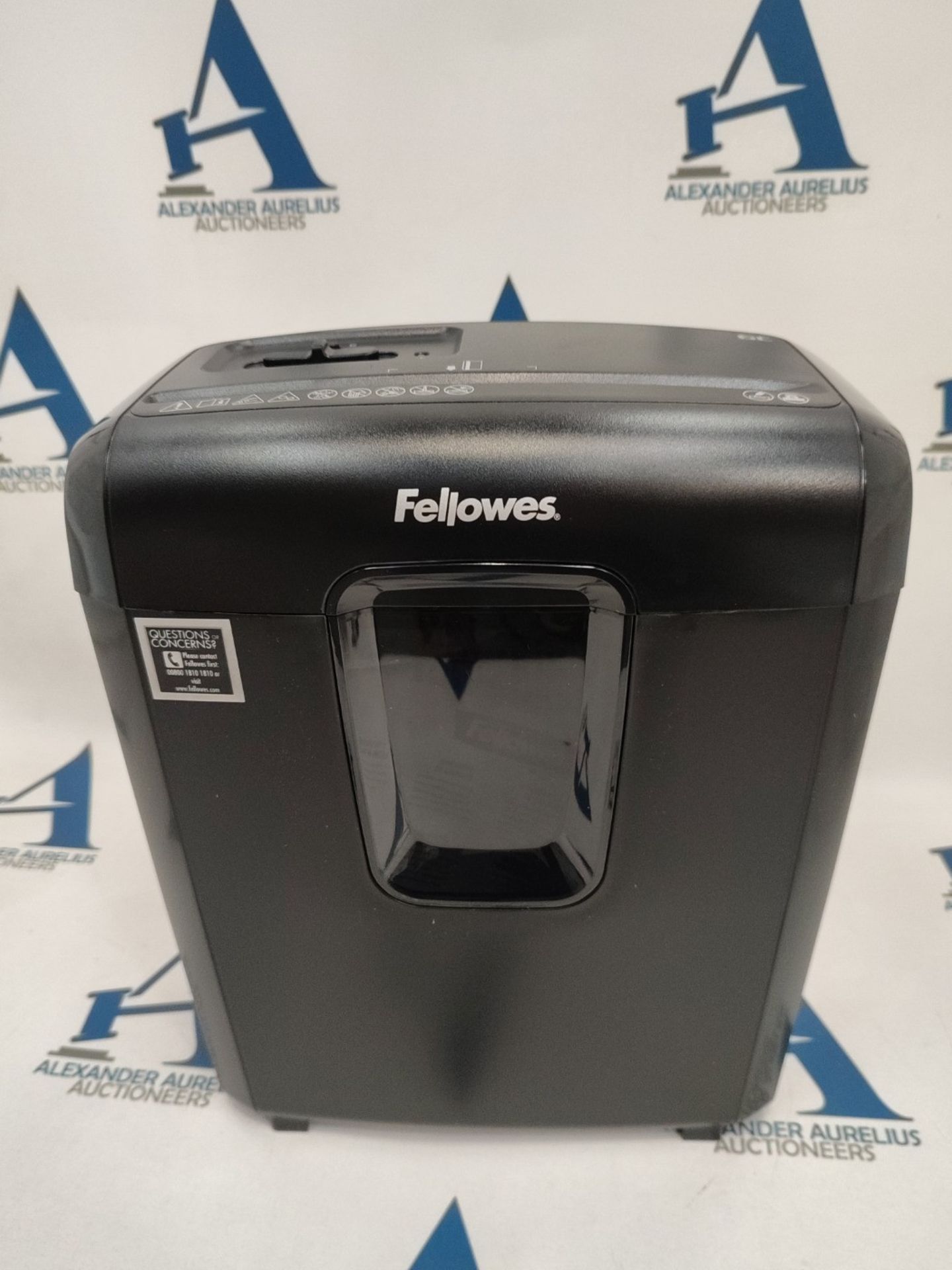 Paper Shredder for Home Use - Fellowes 6C 6 Sheet Cross Cut Paper Shredder for Home Of - Image 3 of 3