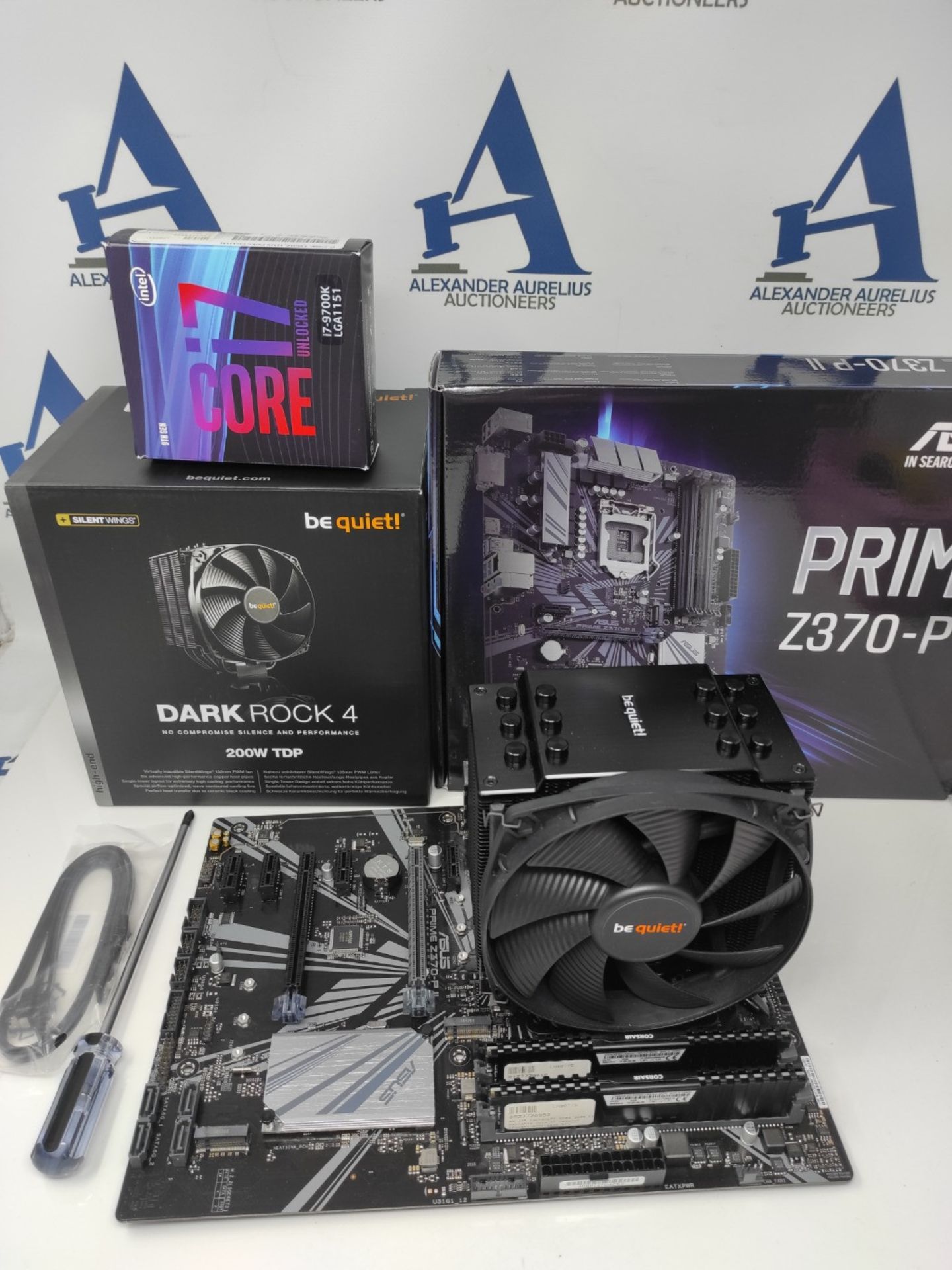 RRP £983.00 Brand New Intel Core i7 9700K "Coffee Lake", Asus Prime Z390-P, 16GB DDR4, Be QUIET! D - Image 2 of 3