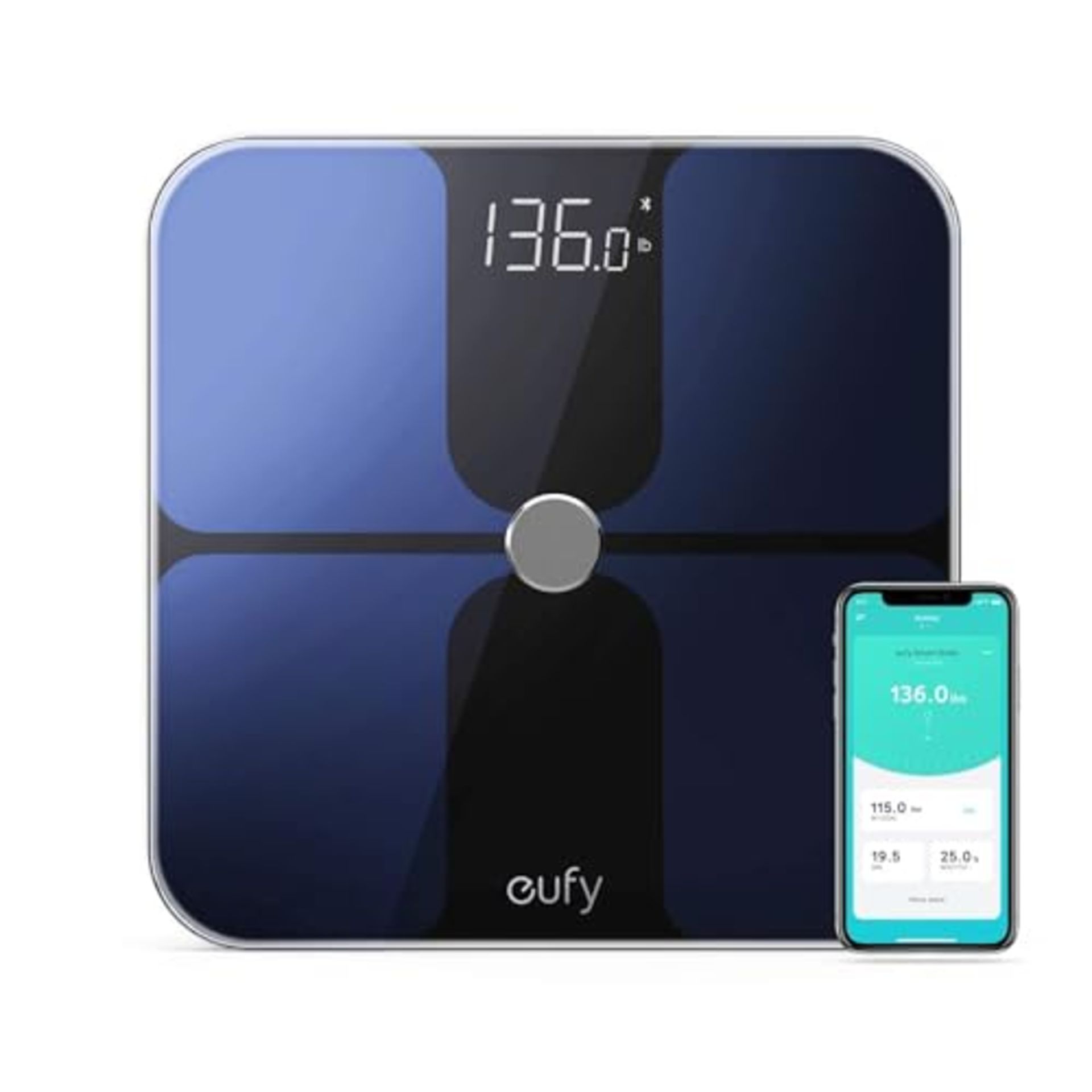 RRP £50.00 eufy Smart Scale P2 Pro, Digital Bathroom Scale with Wi-Fi Bluetooth, 16 Measurements
