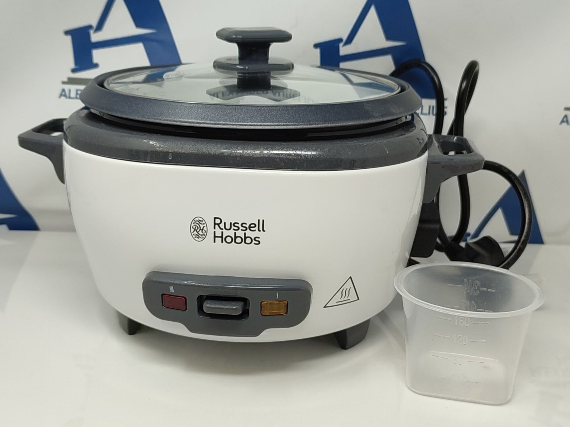 Russell Hobbs 27030 Medium Rice Cooker, Metal, 300 W, 1.2 kilograms, White - Image 3 of 3