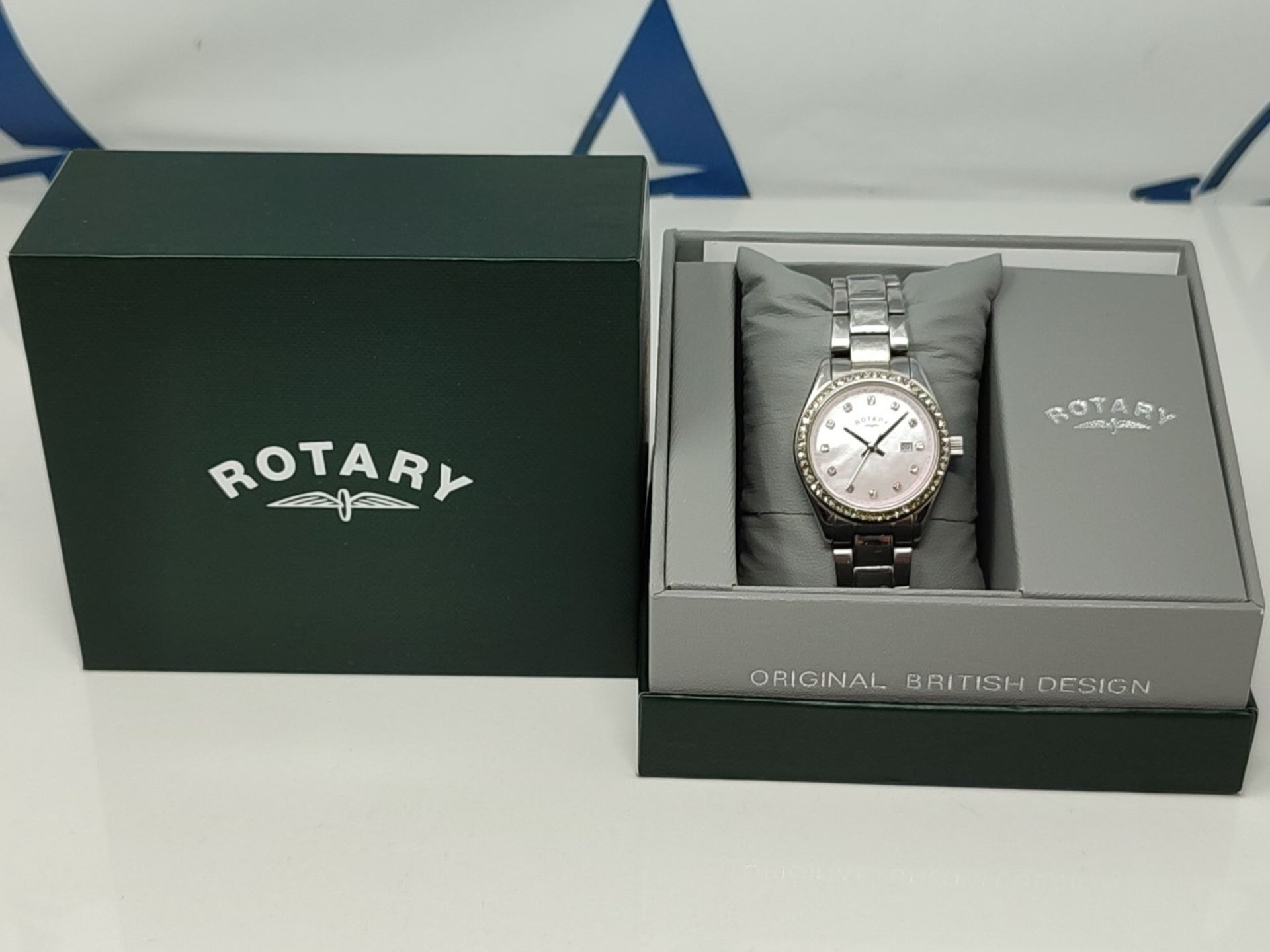 RRP £94.00 Rotary Ladies Silver Stainless Steel Watch - Bild 2 aus 3