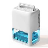 CONOPU Dehumidifier 1800 ml, Double Dehumidification, Dehumidifier for Home with Timer