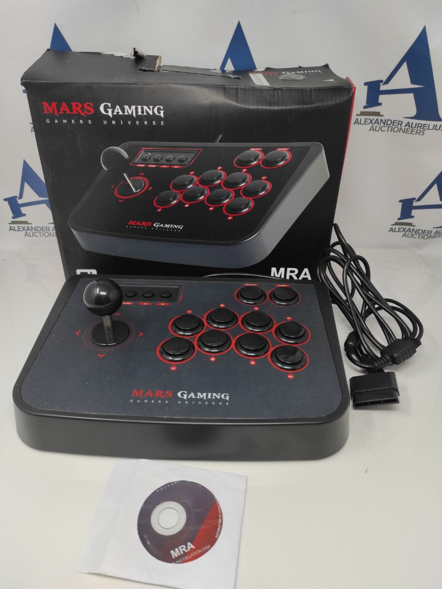 MARS Gaming MRA  Controller Retro Arcade Stick (Mechanical Switches, Turbo Mode, Er - Bild 2 aus 2