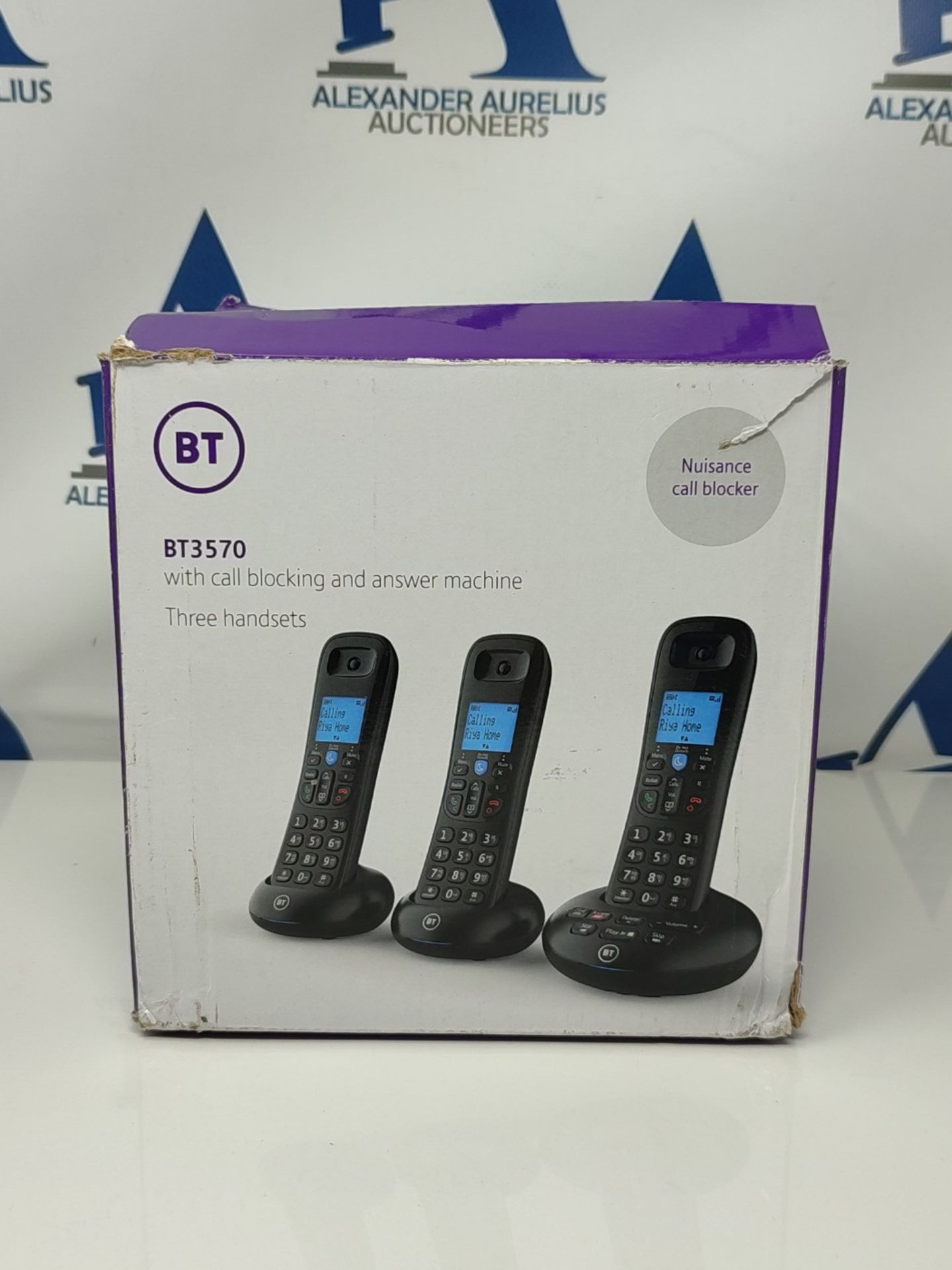 BT 3570 Cordless Landline House Phone with Nuisance Call Blocker, Digital Answer Machi - Bild 3 aus 3